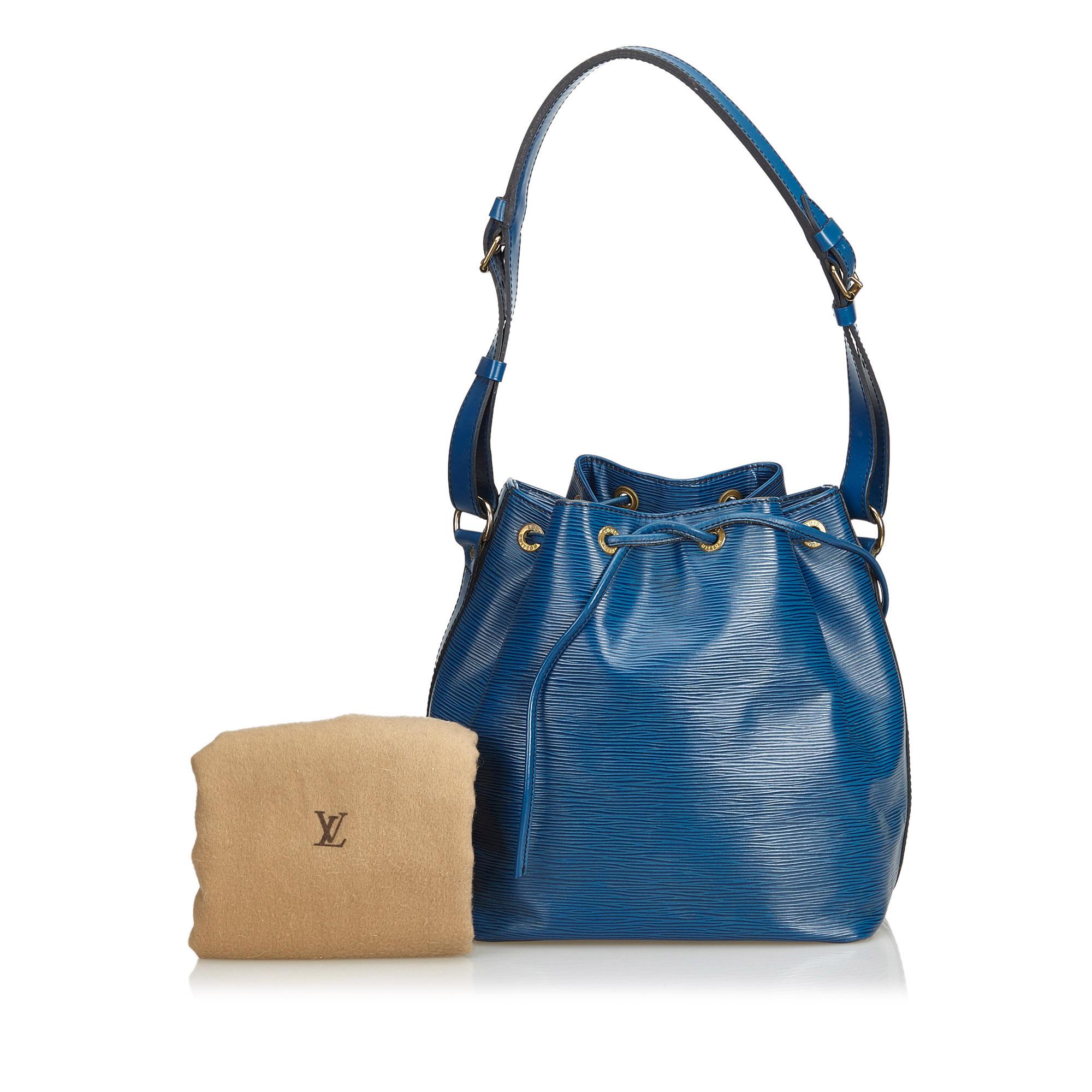 Louis Vuitton Leather Epi Petit Noe in Blue - Lyst