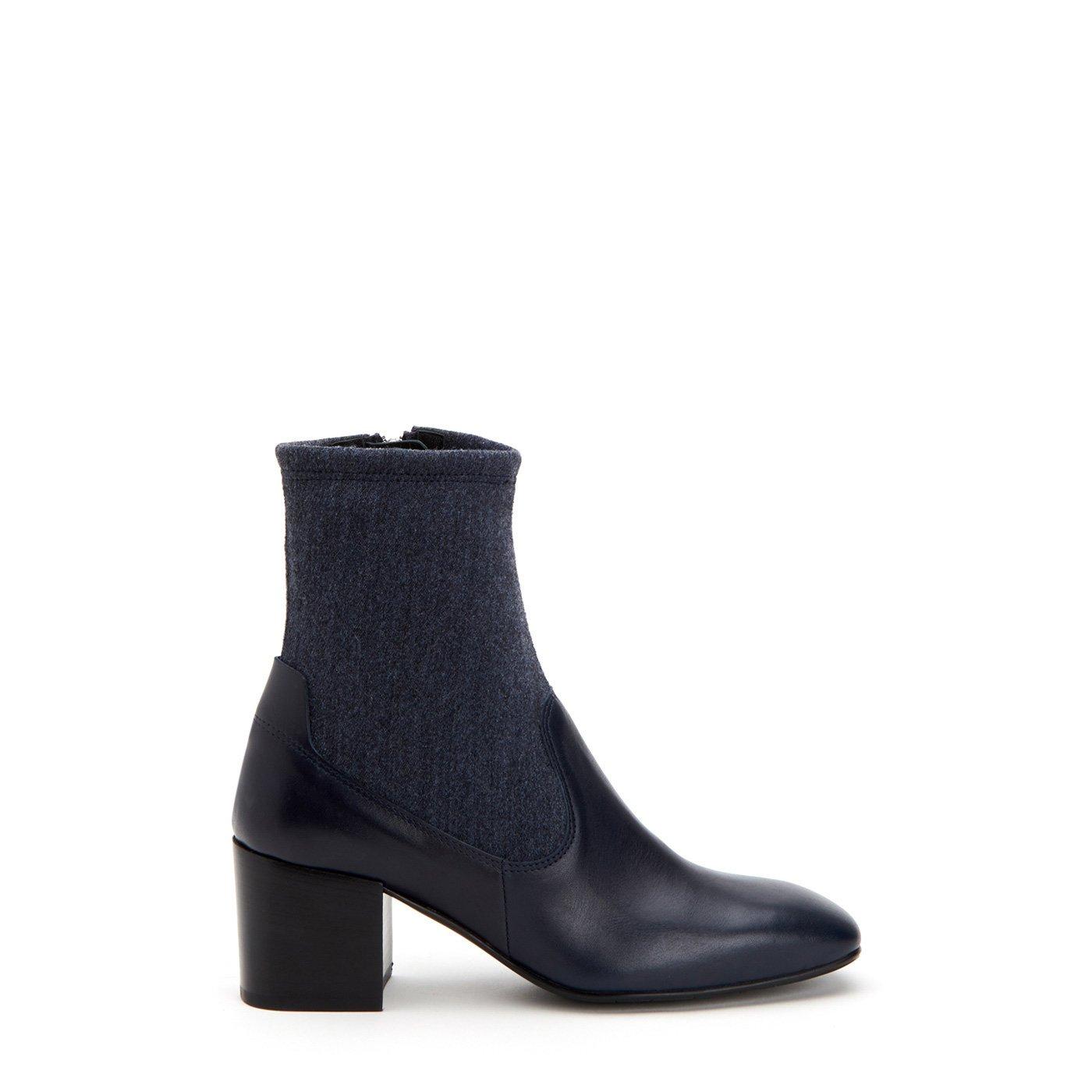 aquatalia navy blue boots