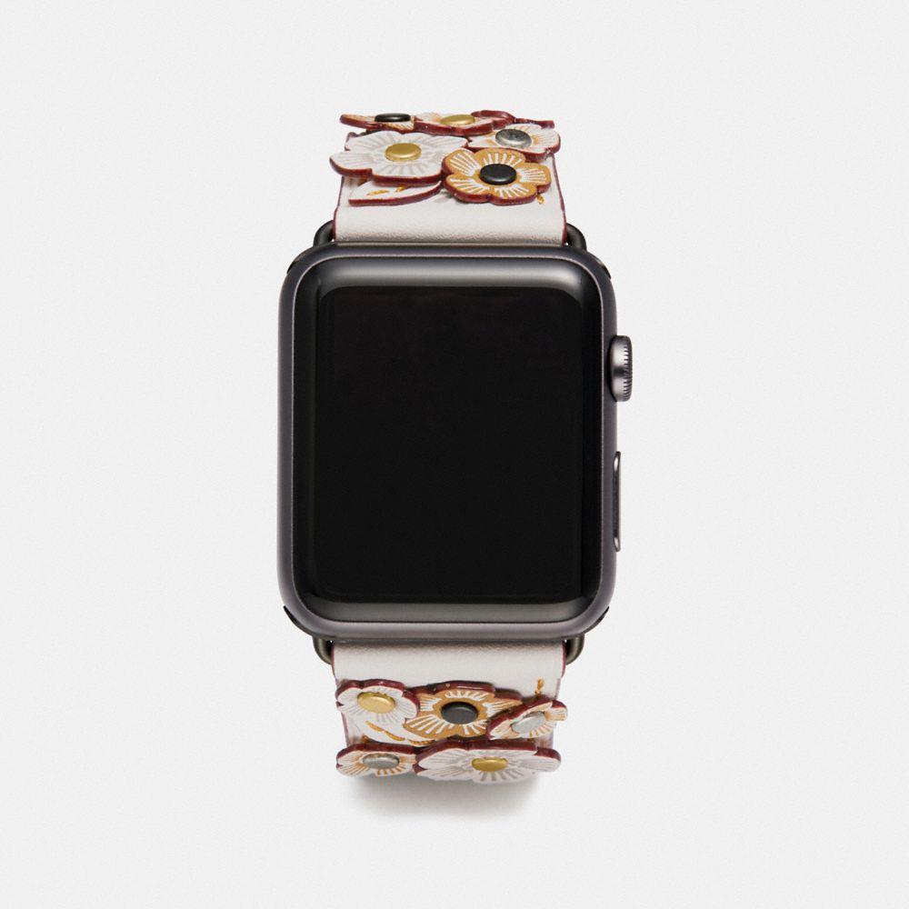 coach tea rose watch band