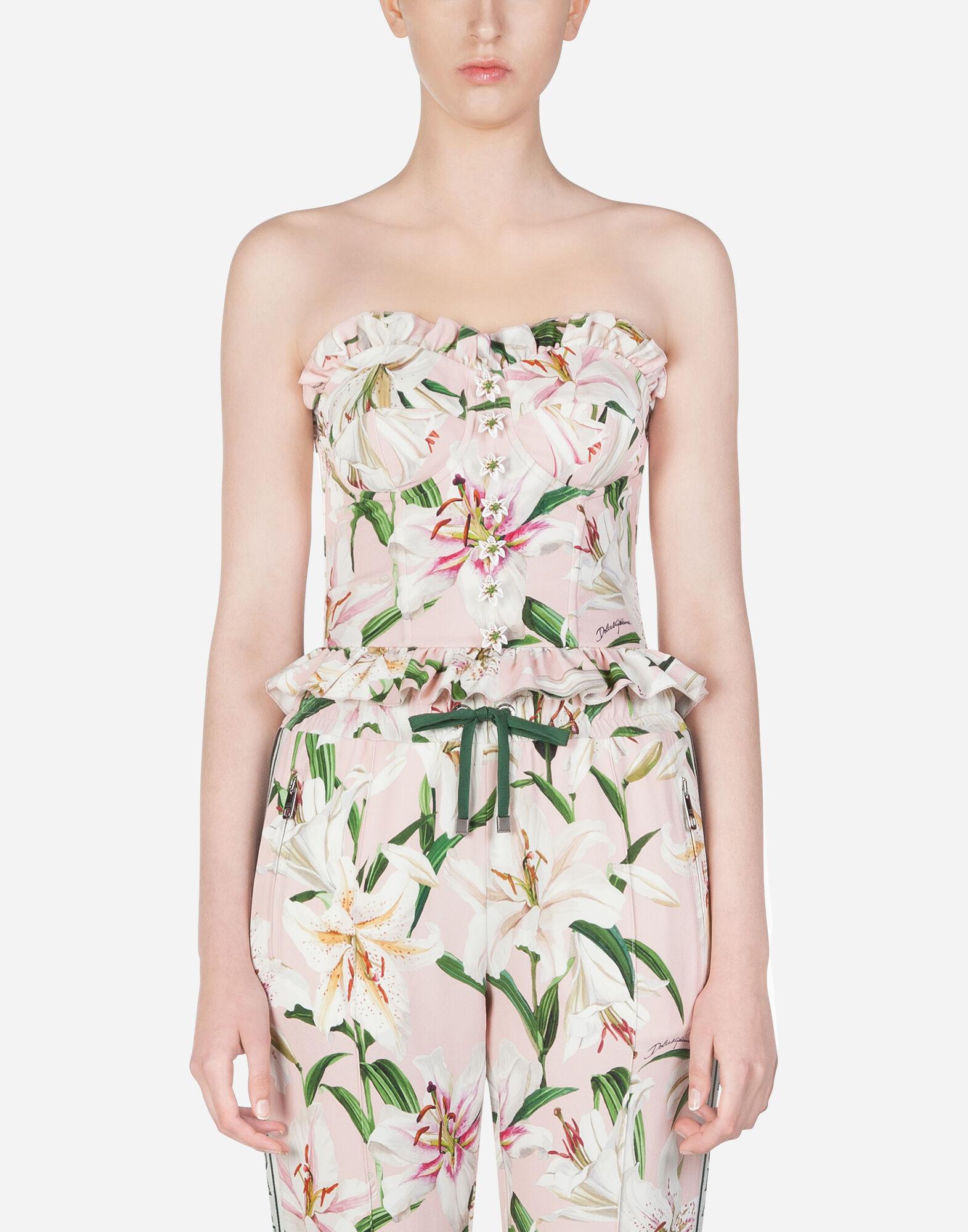dolce and gabbana lily print