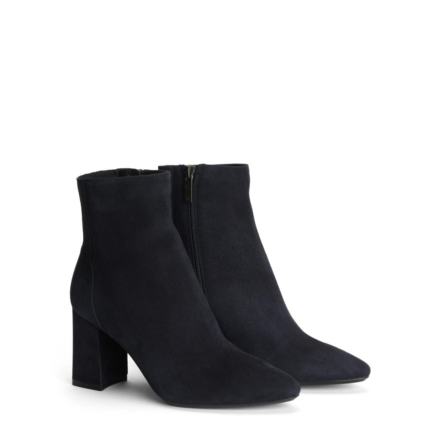 aquatalia navy blue boots