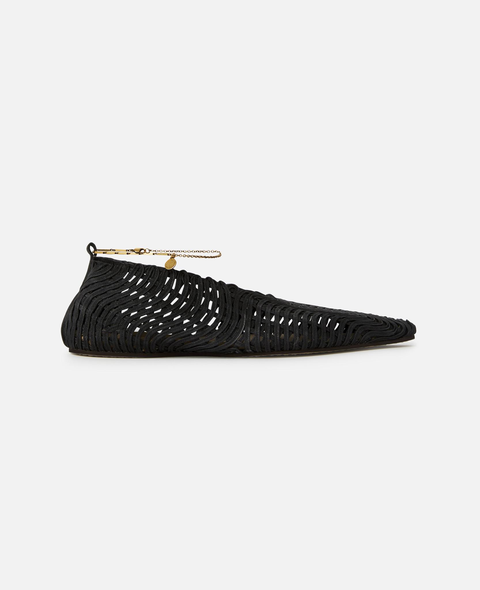 stella mccartney woven ballet flats