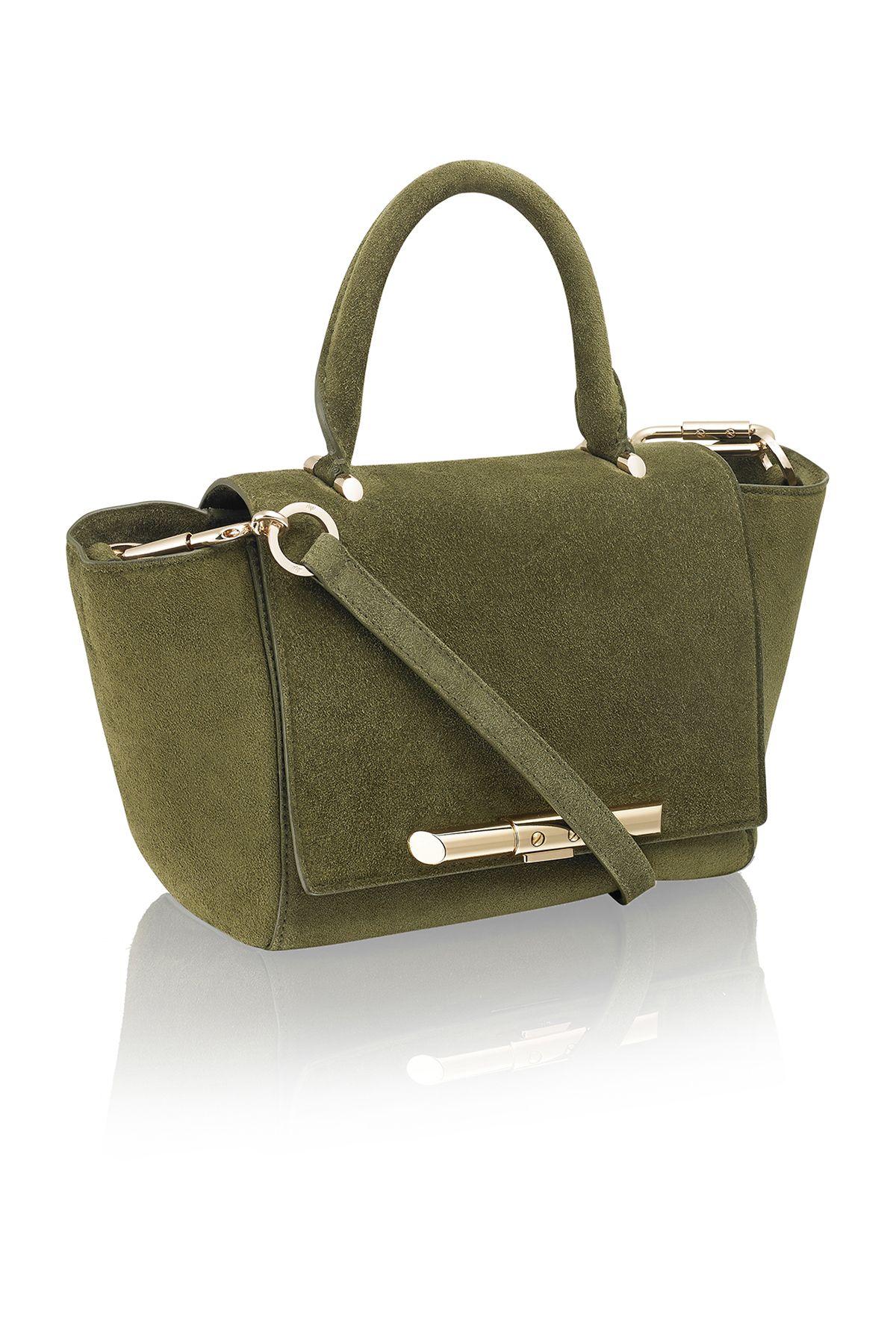 khaki neoprene bag