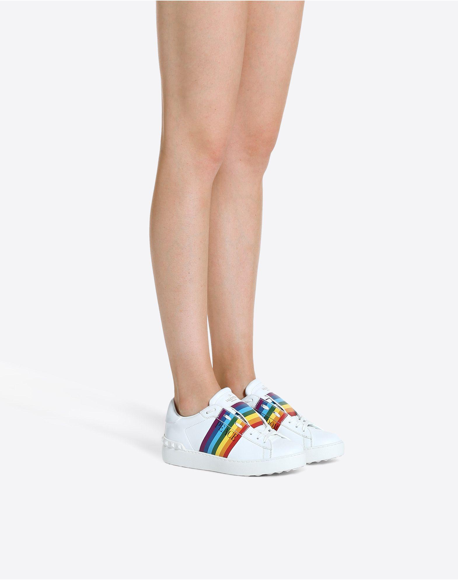 valentino rainbow sneakers