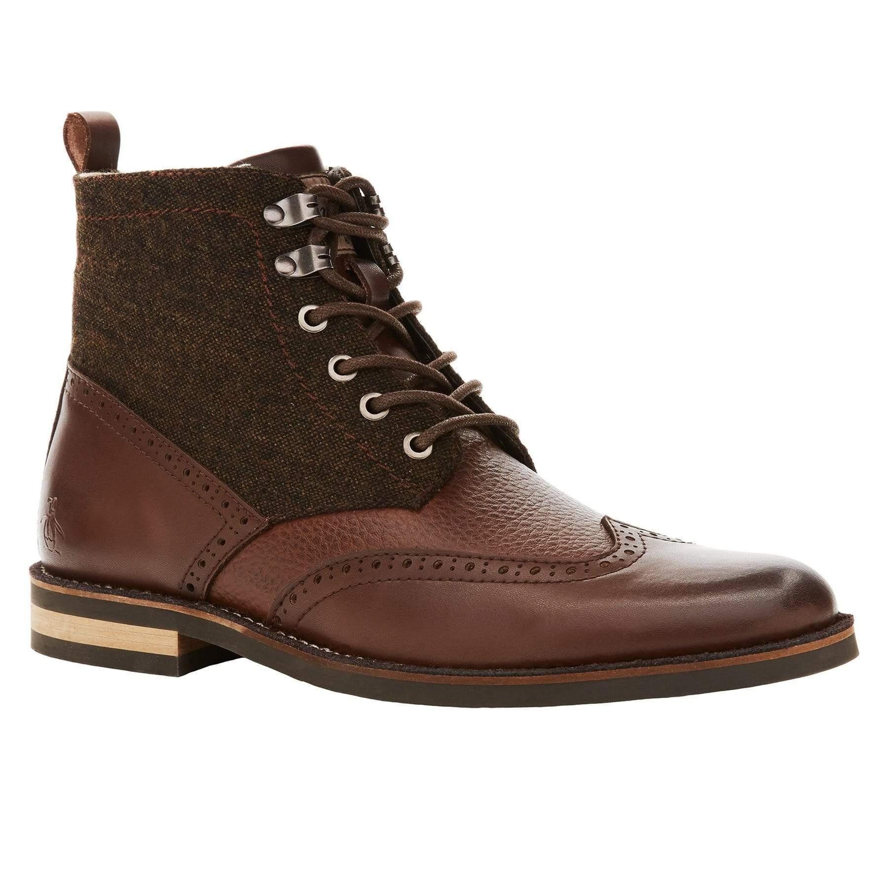 original penguin nathan wingtip boot