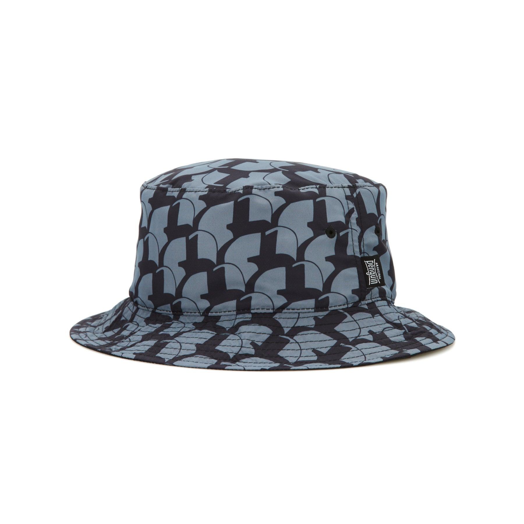 Original Penguin Reversible Penguin Print Bucket Hat In Caviar in Blue for Men Lyst UK