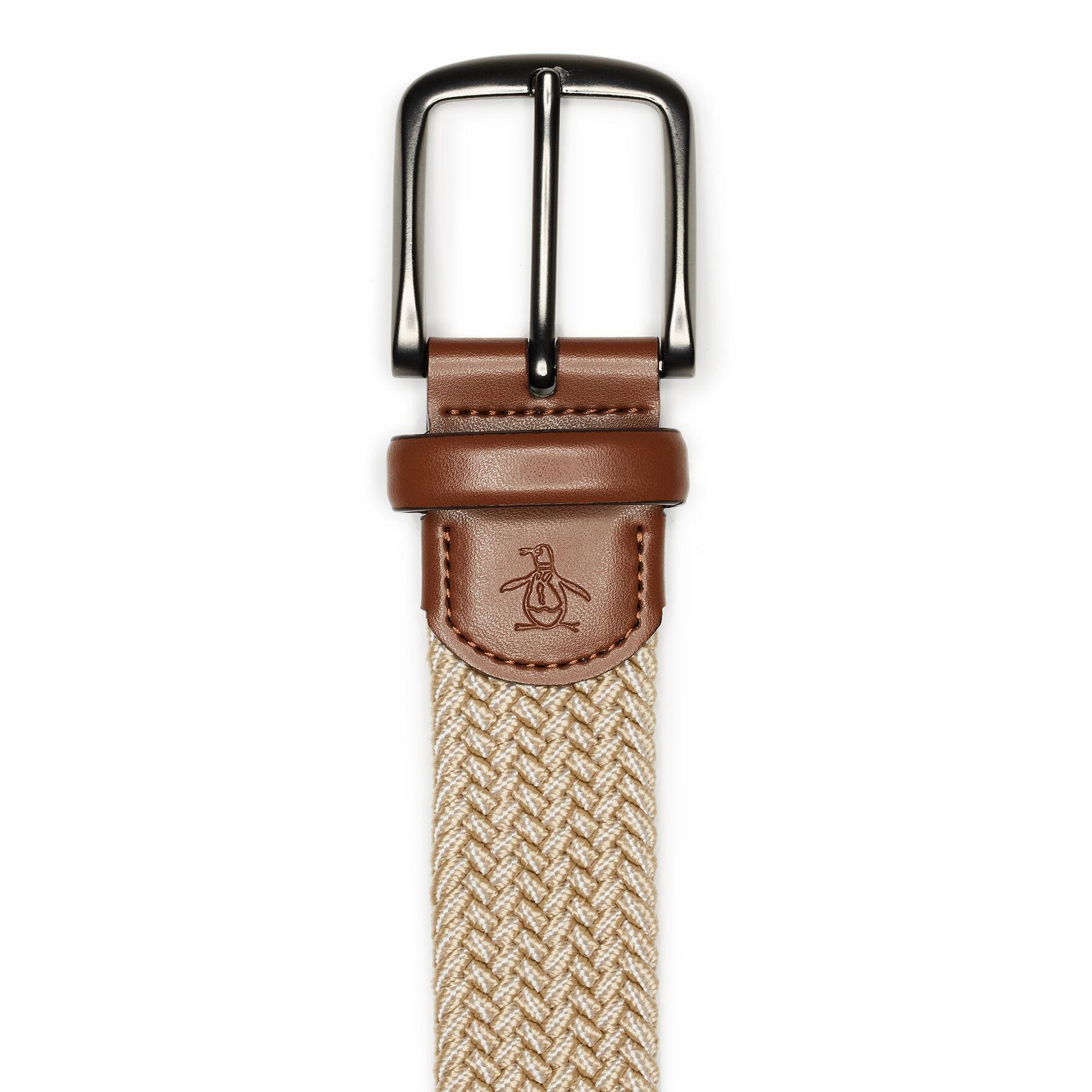 Original Penguin Braided Stretch Belt in Natural for Men Lyst