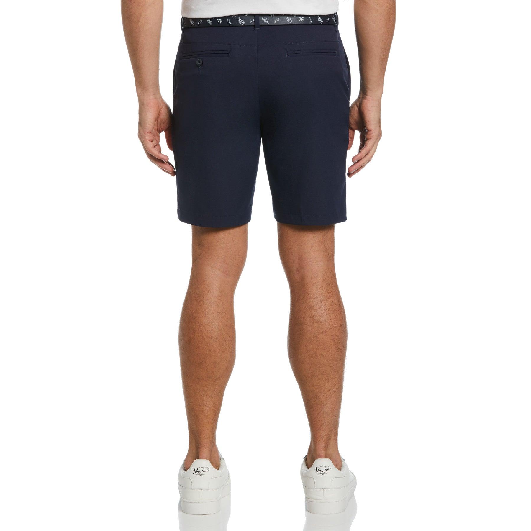 Original Penguin Flat Front Golf Shorts In Black Iris in Blue for Men Lyst UK