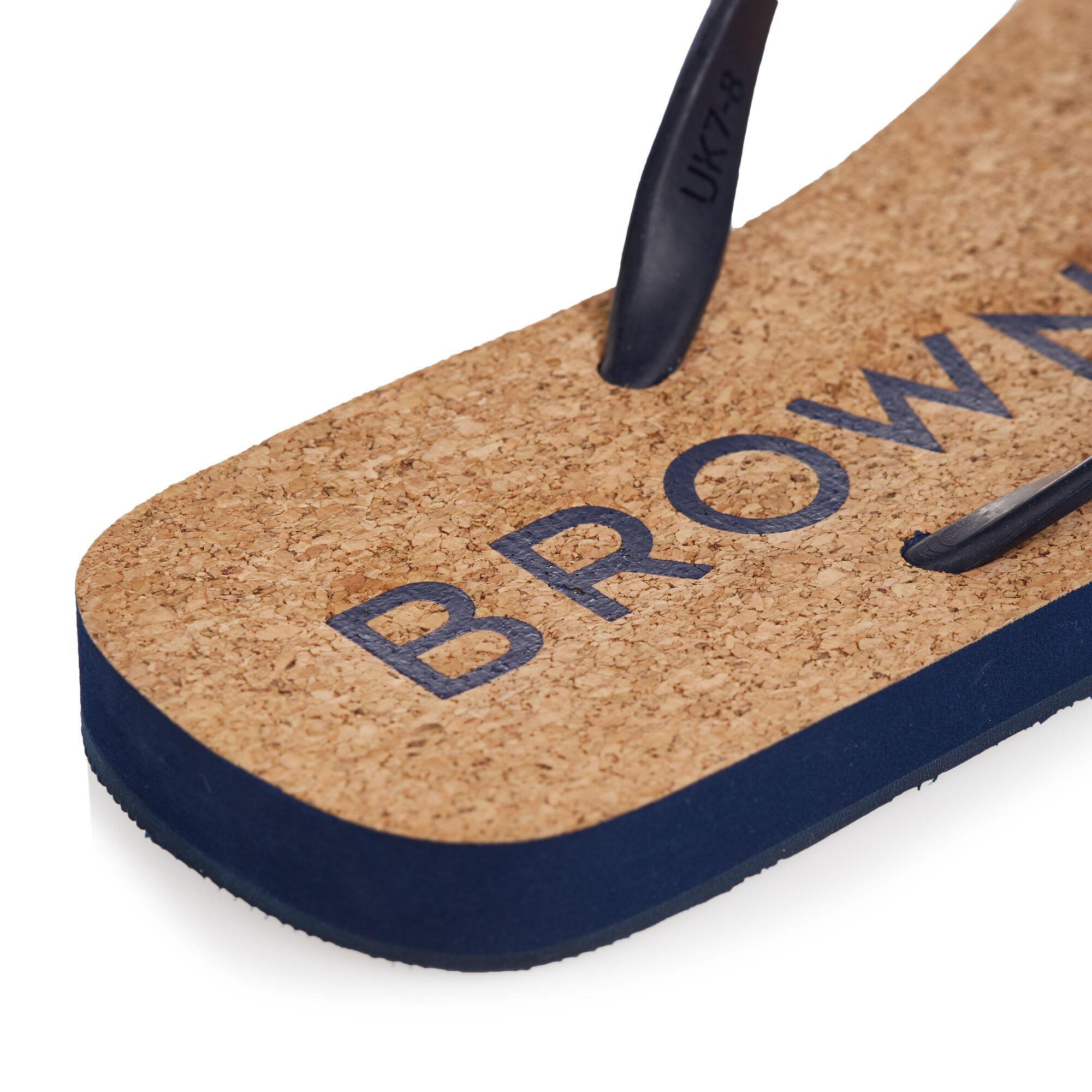 Orlebar Brown Rubber Haston Navy Cork Flip Flop in Blue for Men - Save 35% - Lyst