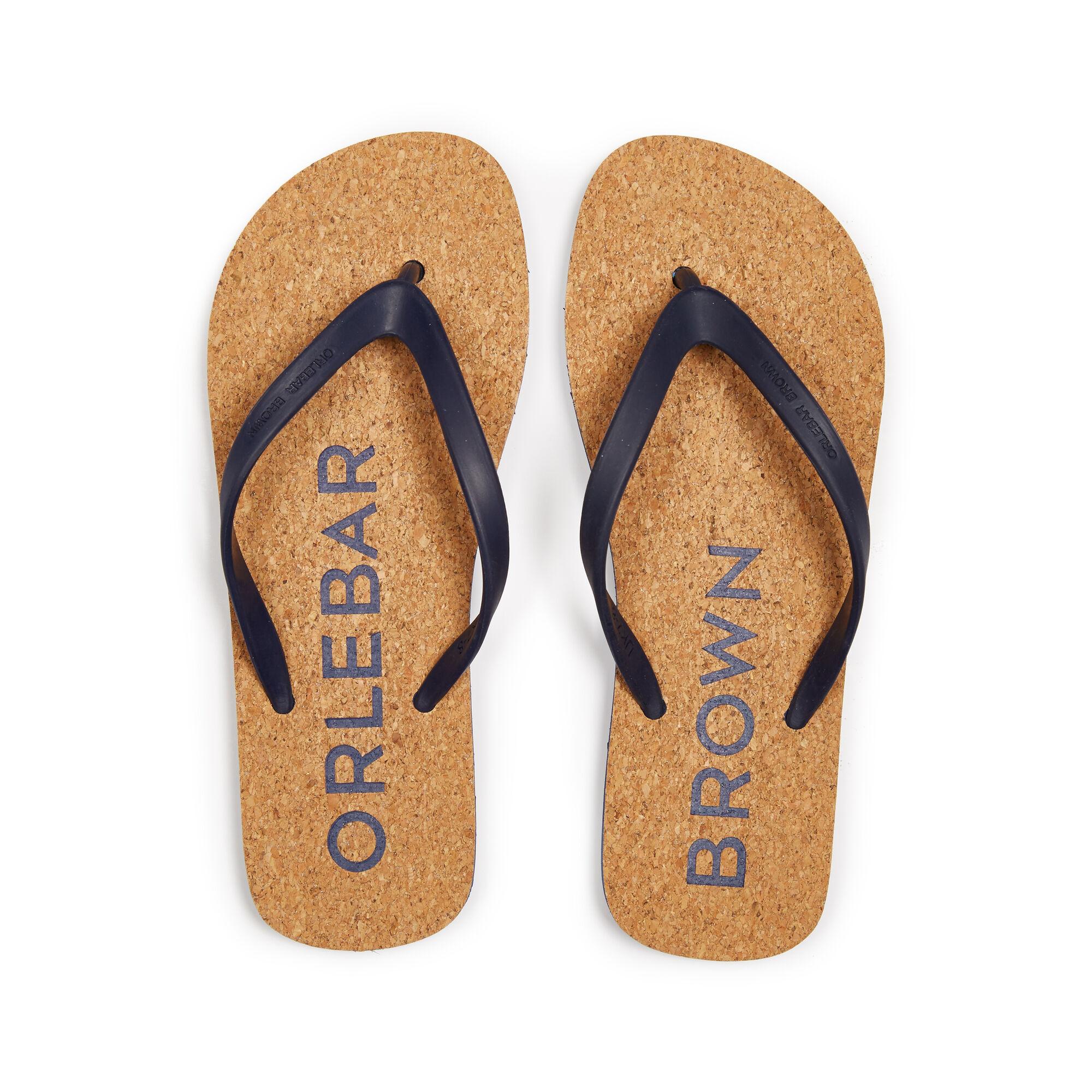 Orlebar Brown Rubber Haston Navy Cork Flip Flop in Blue for Men - Save 35% - Lyst