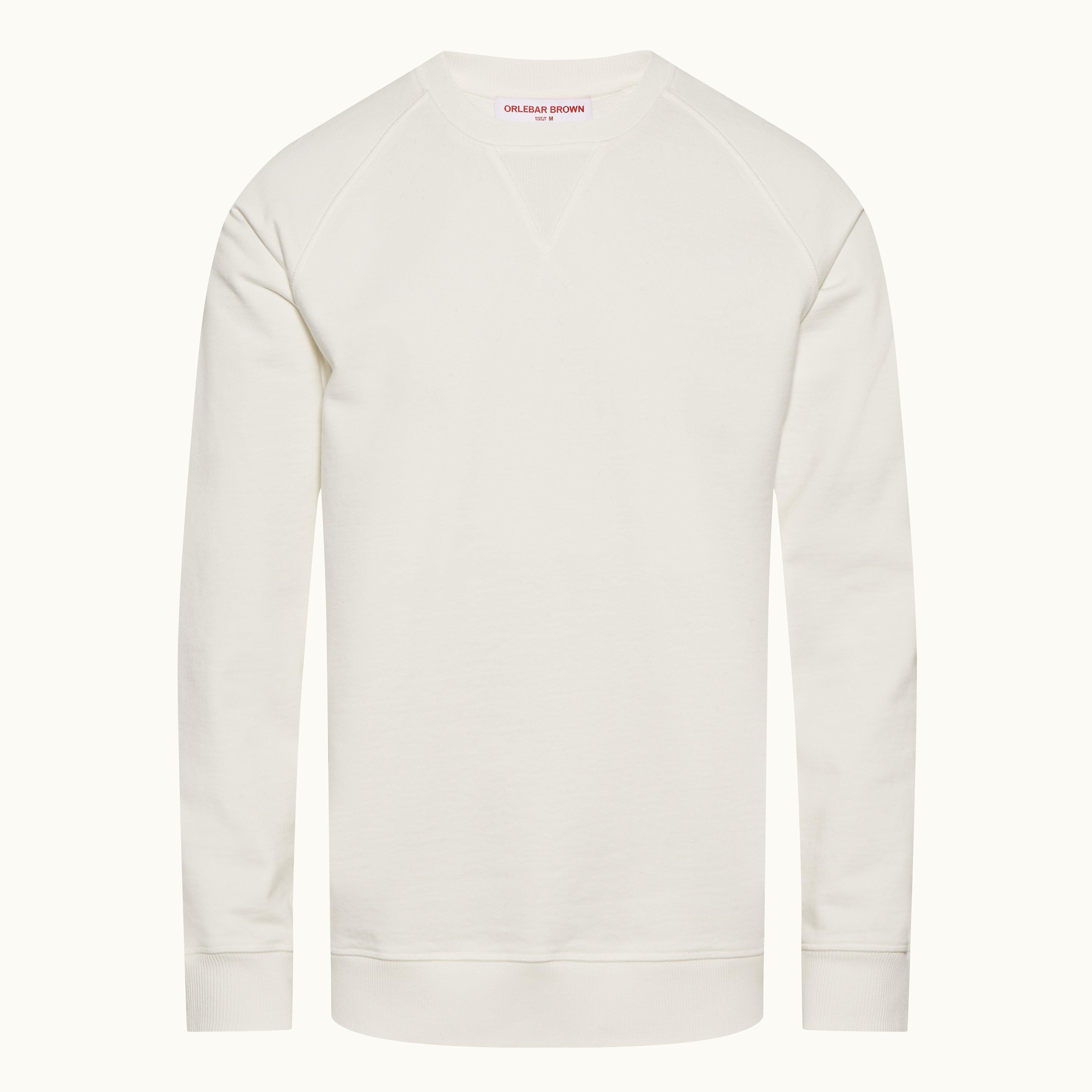 washed cotton sweatshirt