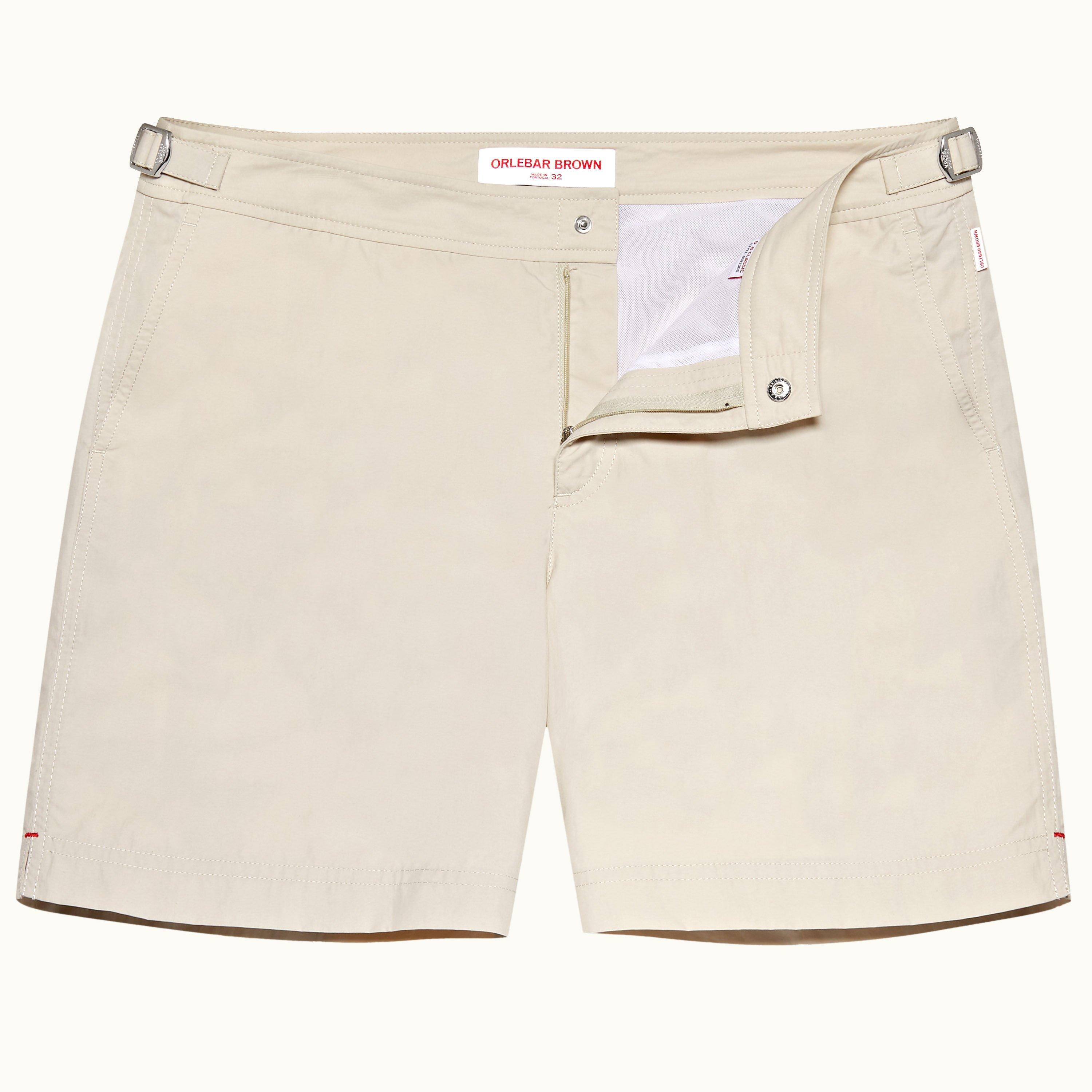 Orlebar Brown Oatmeal Mid-length Swim Shorts in Natural for Men | Lyst