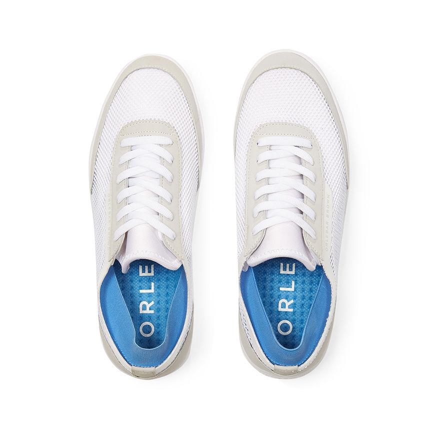 Orlebar Brown White And Grey Larson Shoe You Can Swim In for Men UK
