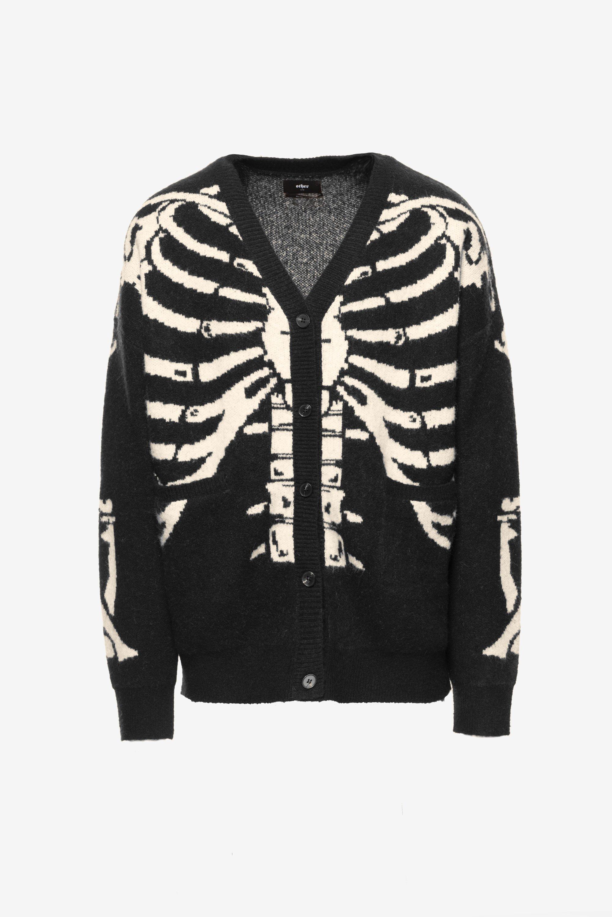 skeleton cardigan