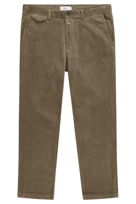Closed Atelier Tapered Pants Brown Khaki for Men | Lyst