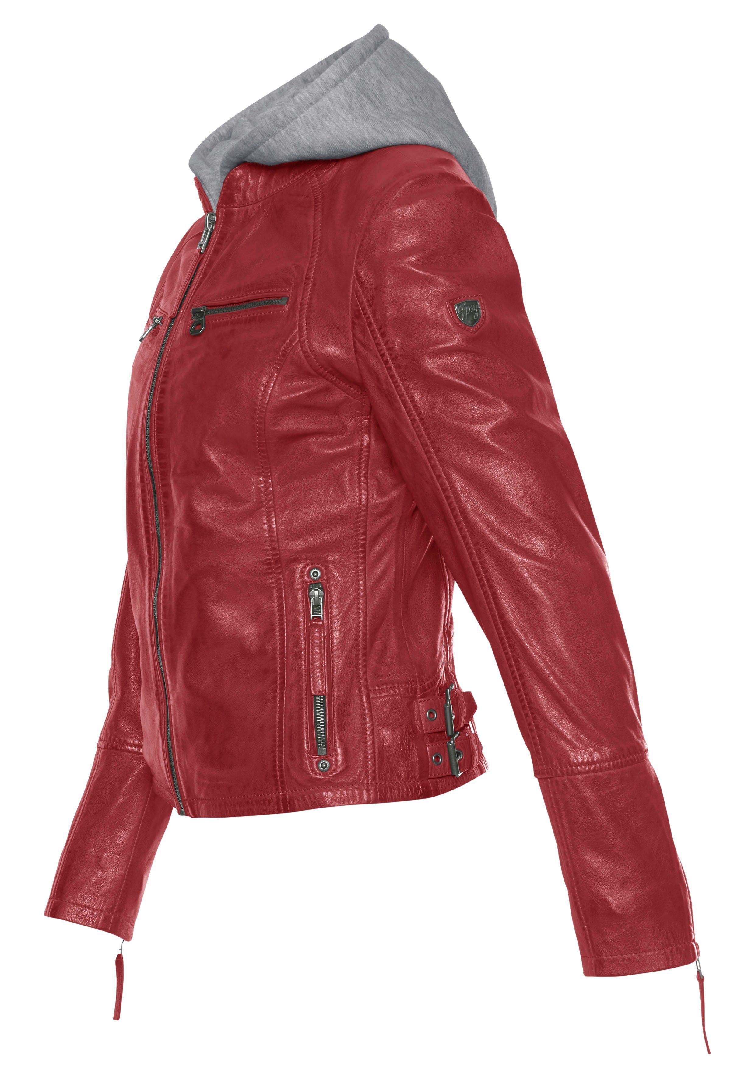 Biker Jacket Gipsy Lederjacke Damen GrÃ¼n Gipsy Lederjacke Damen