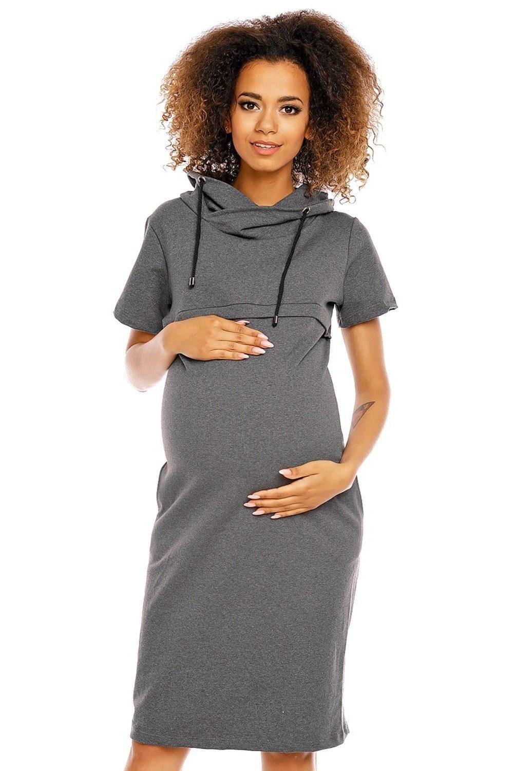 Peekaboo Umstandskleid Umstandskleid Stillkleid Kleid Schwangerschaft  Stillzeit Stillöffnung mit Reißverschluss in Blau | Lyst DE