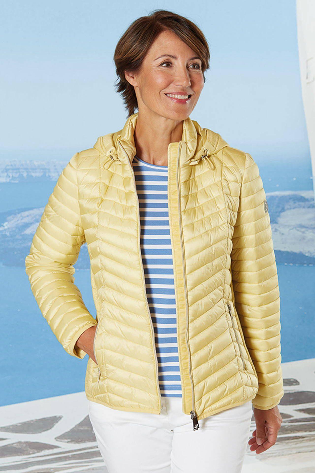 Aboutyou Barbara Lebek Daunenjacke Gelb Jersey-Blazer Mit Reissverschluss - Main Image