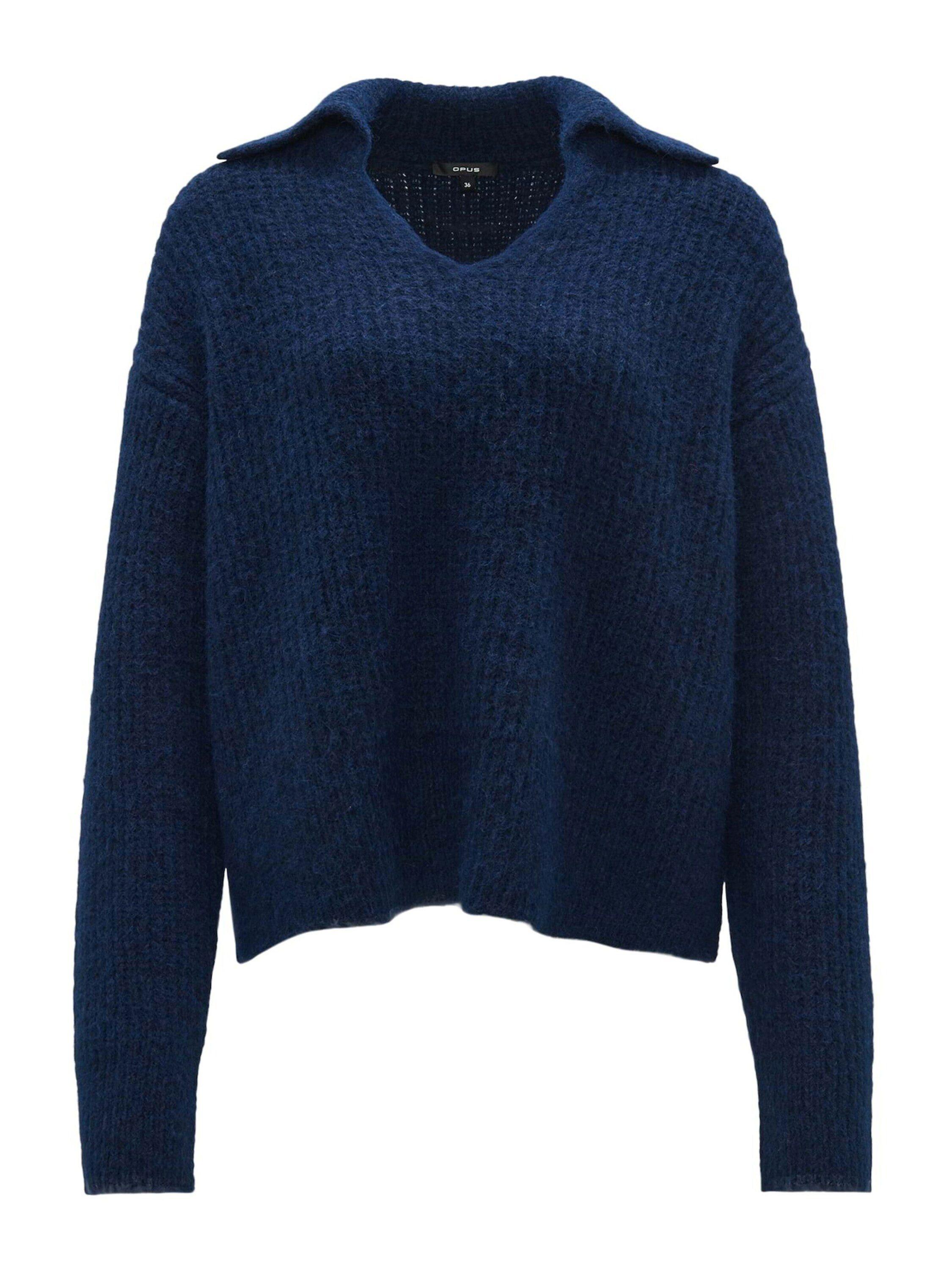Gartox Opus Sweatshirt Blau OPUS Hoodie Coal Blue/blue Zalando