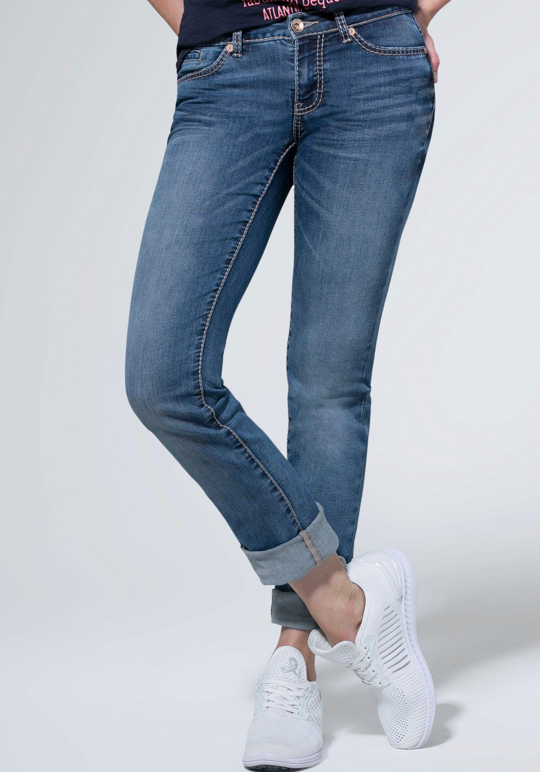 SOCCX Straight Jeans Ro:my in het Blauw | Lyst NL