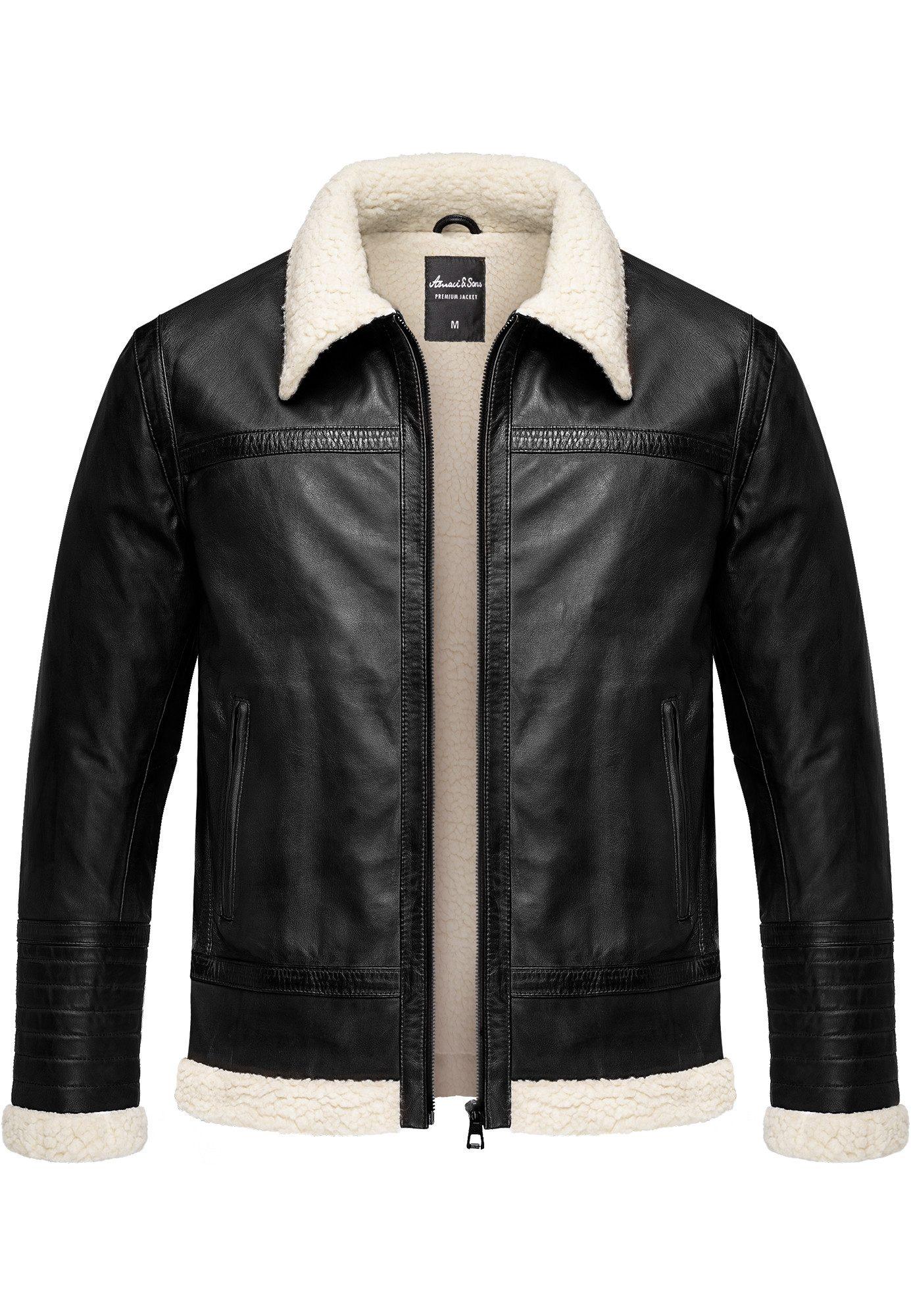 Aviator Jacket Hugo Boss Jacke Herren Mit Pelz Jacket Lederjacke