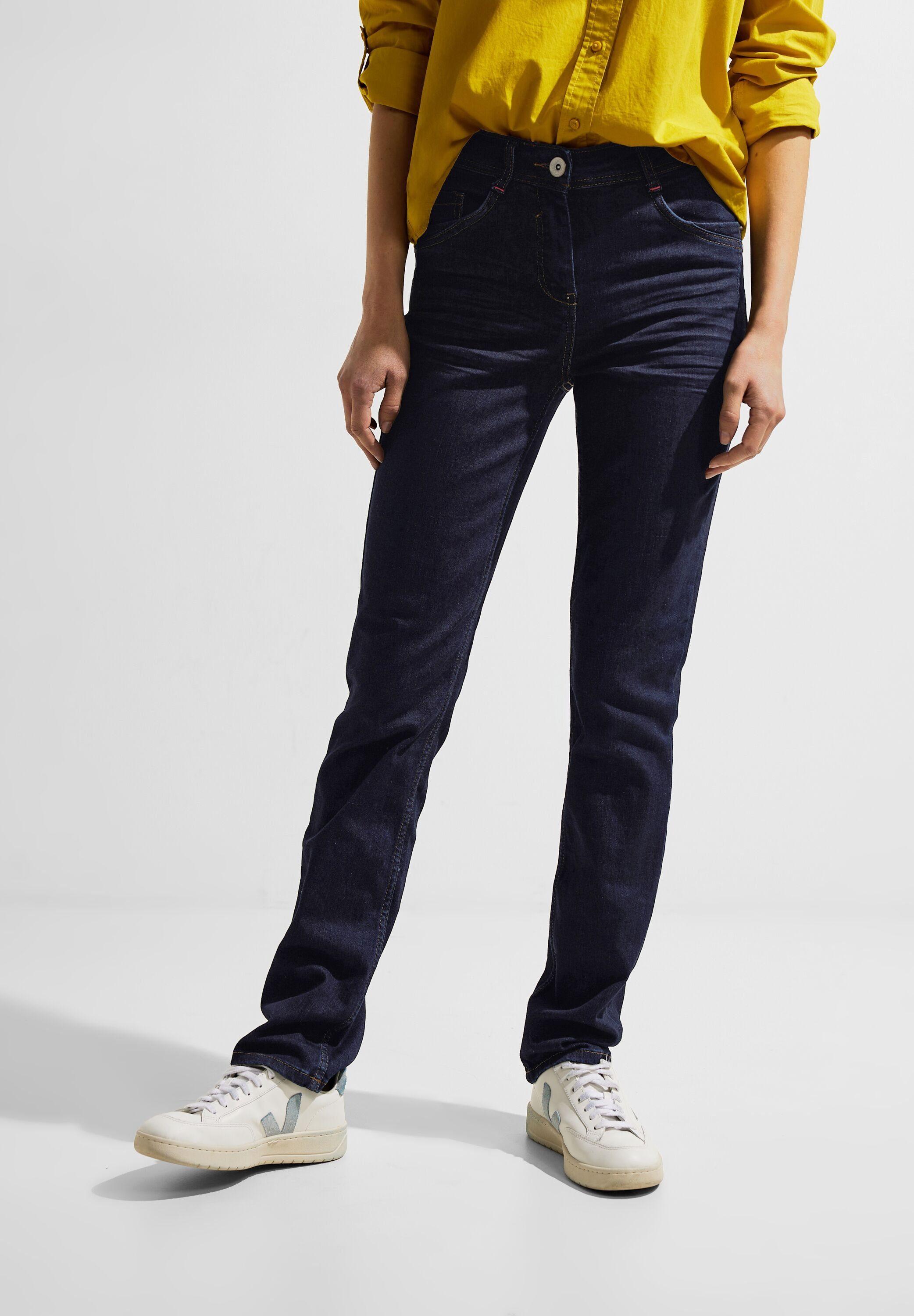 aus Slim-fit-Jeans in Baumwolle | Stretchanteil Blau DE mit Cecil Lyst