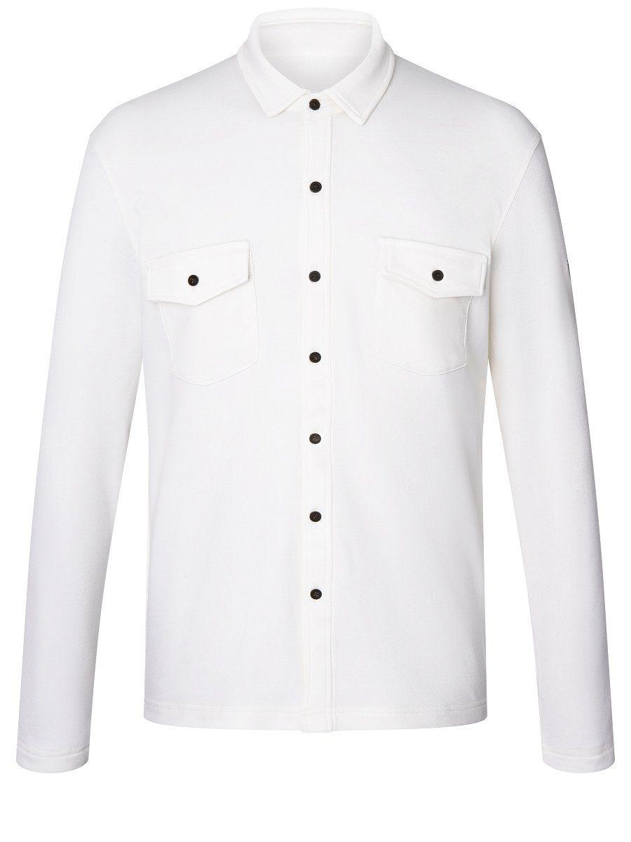 Super.natural Langarmhemd Hemd M ADVENTURE SHIRT sportlicher Merino-Materialmix  in Weiß für Herren | Lyst DE