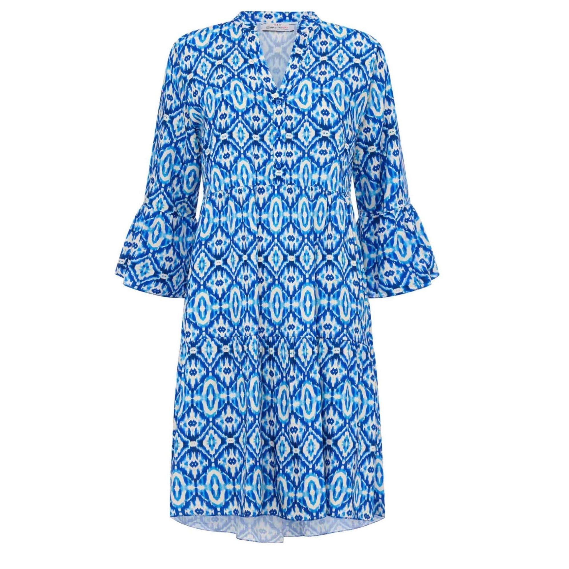 Zwillingsherz Sommerkleid Kleid Toskana | DE oder blau Farbe in Lyst Blau pink