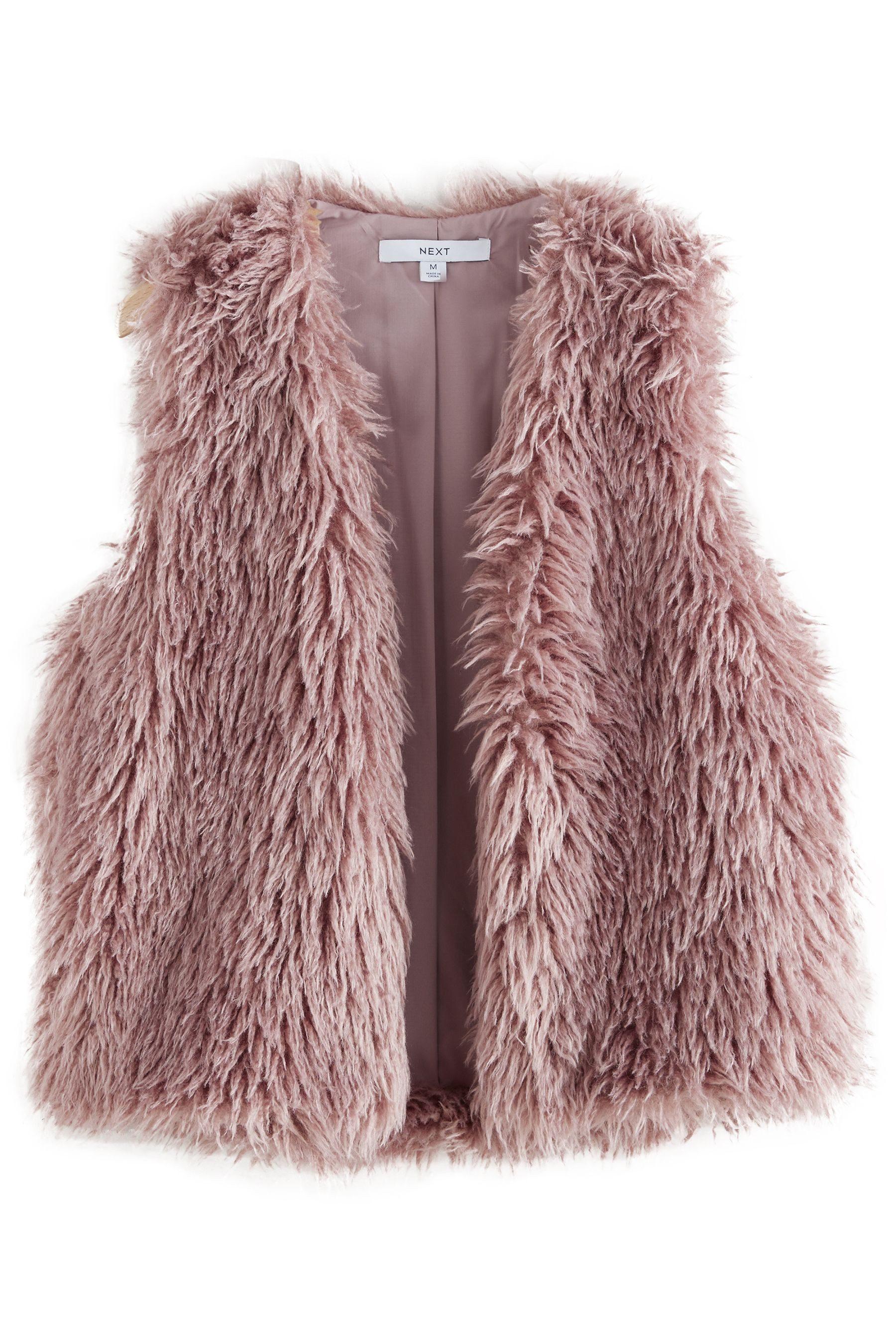 Next Steppweste Weste aus Kunstfell (1-tlg) in Pink Lyst DE