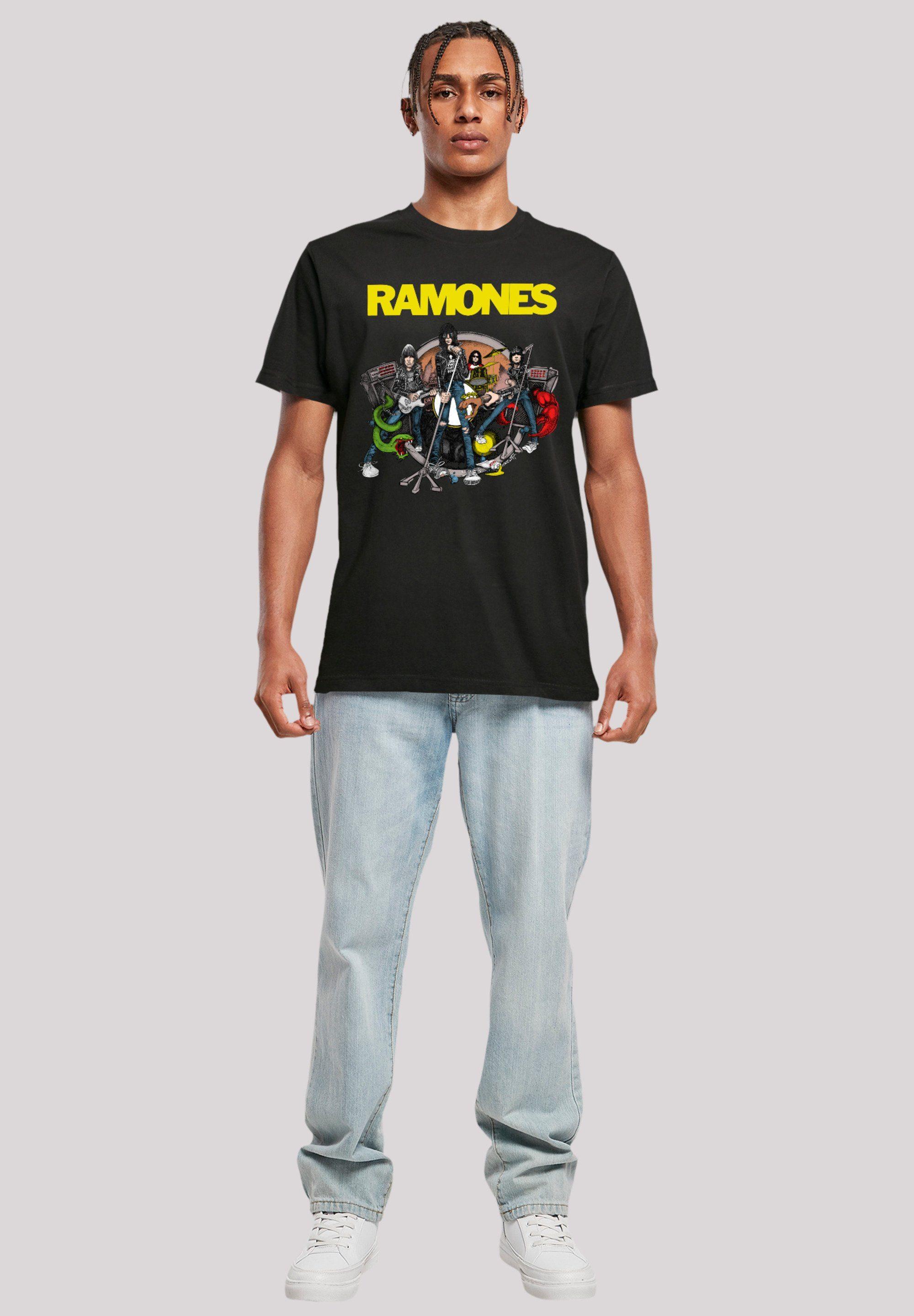 F4NT4STIC Shirt Ramones Road To Ruin Premium Qualität, Band, Rock-Musik in  Grün für Herren | Lyst DE