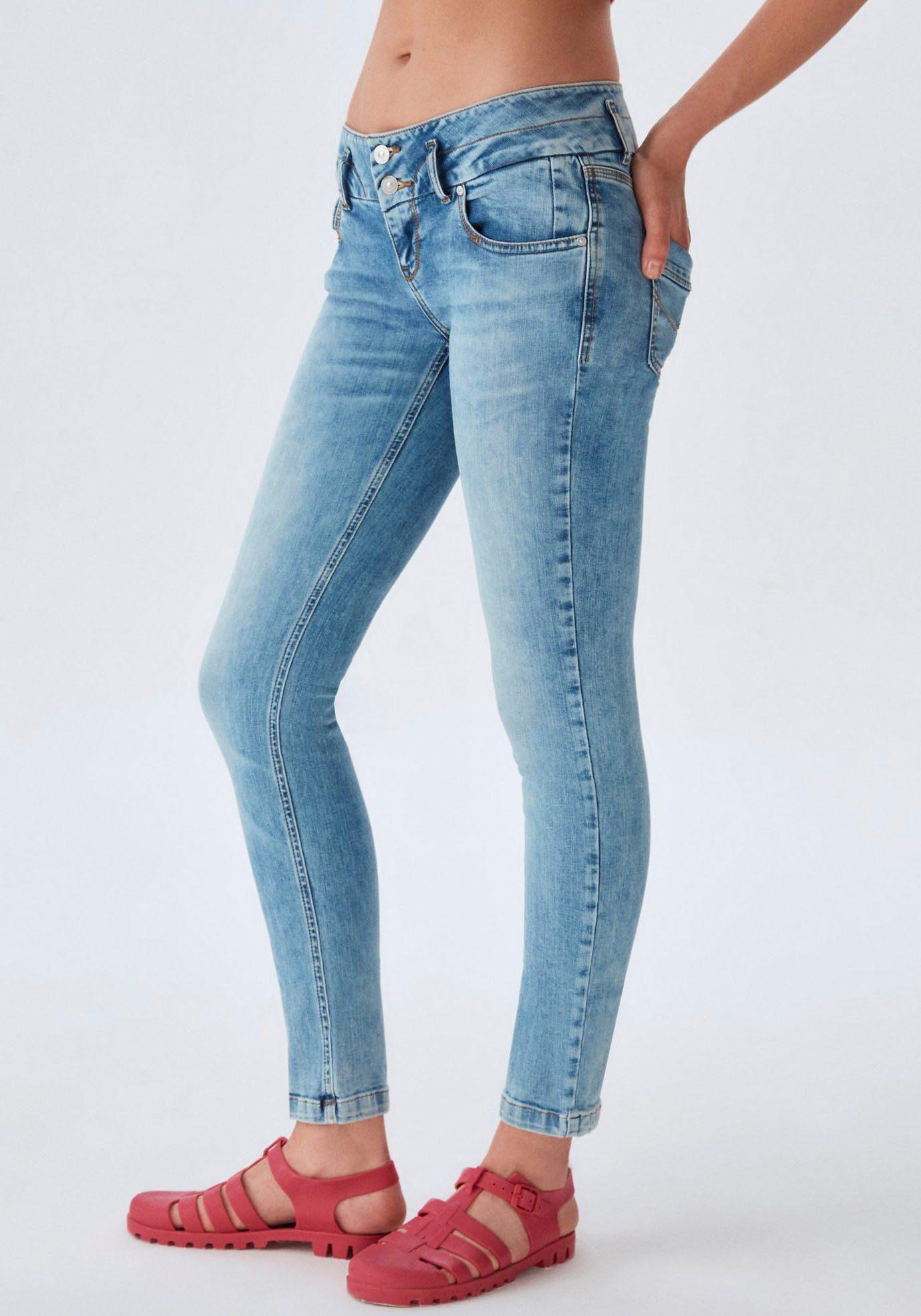 LTB Slim Fit Jeans Zena in het Blauw | Lyst NL