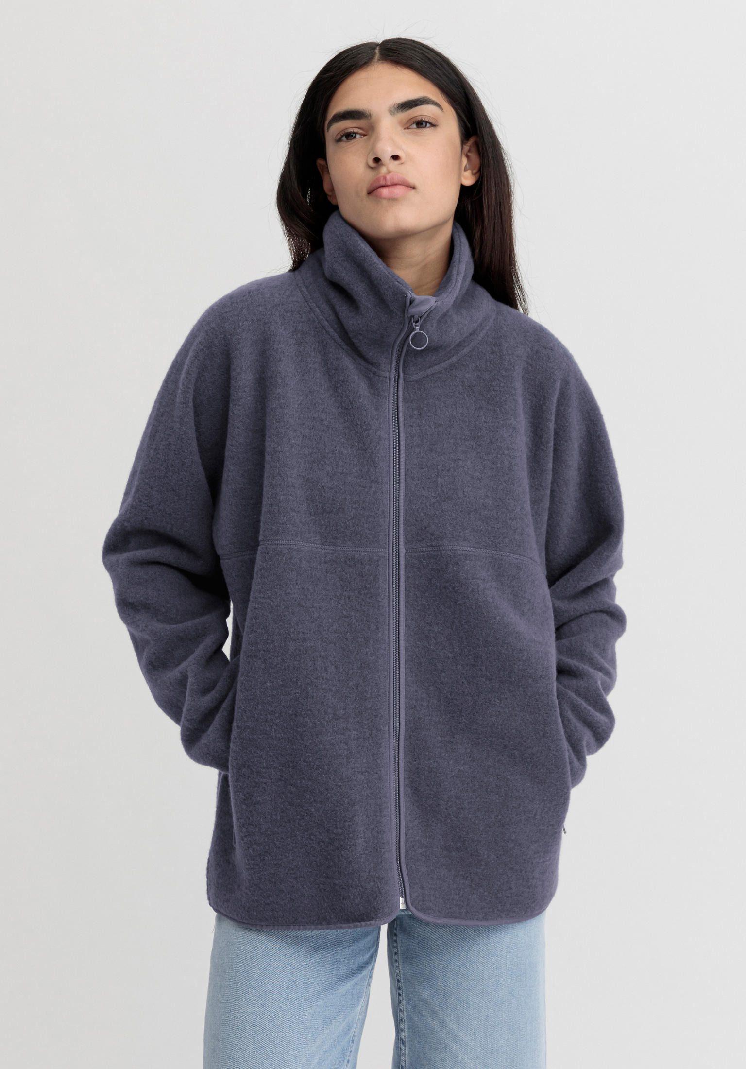 Wool Jacket Walkjacke Hess Natur Hessnatur Fleecejacke 100