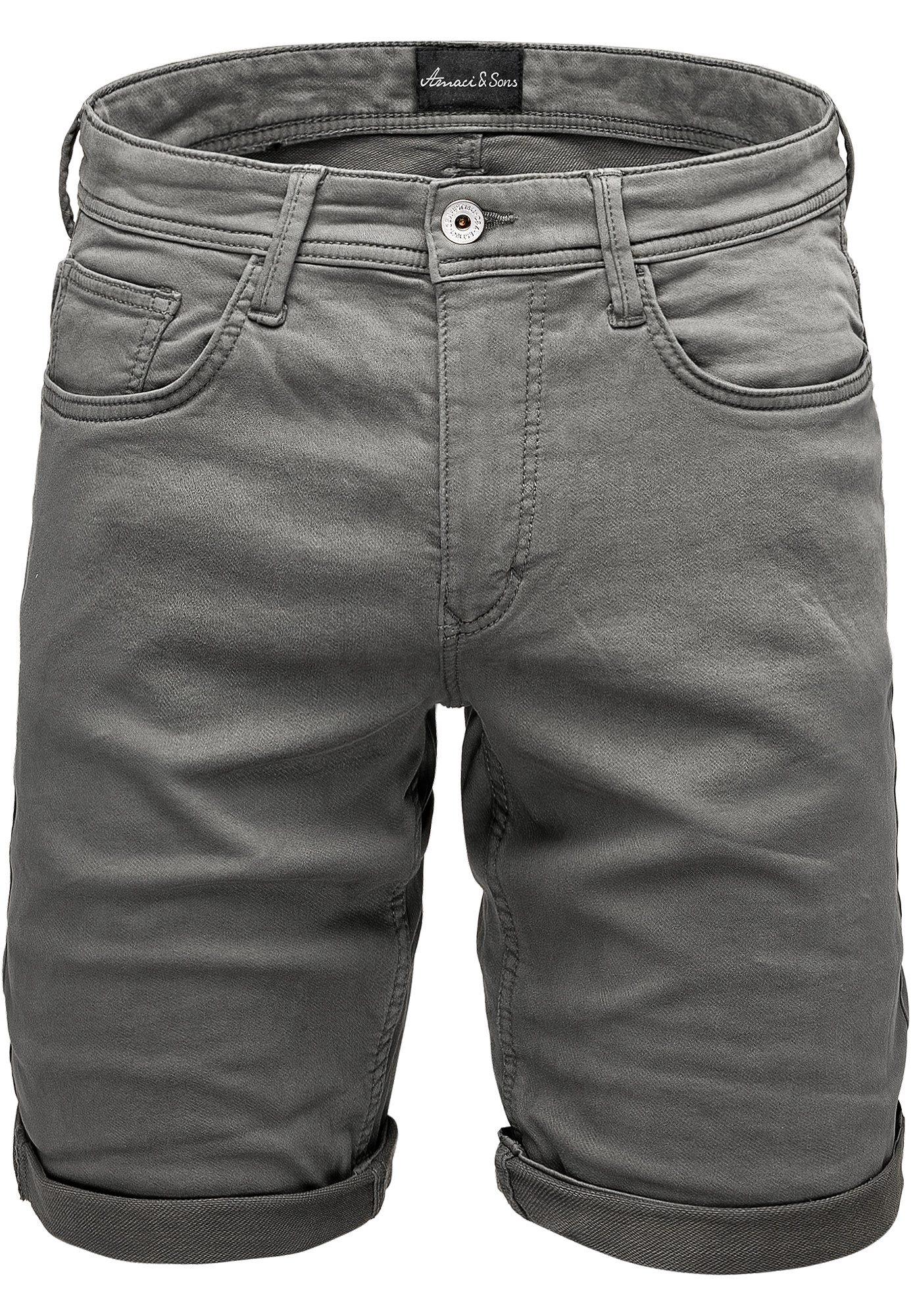 Sommer Shorts MOKBAY Herren Cargo Shorts - Leichte Arbeitshose Kurz Mit Vielen Taschen Für Sommer Cargo Hose Sommer