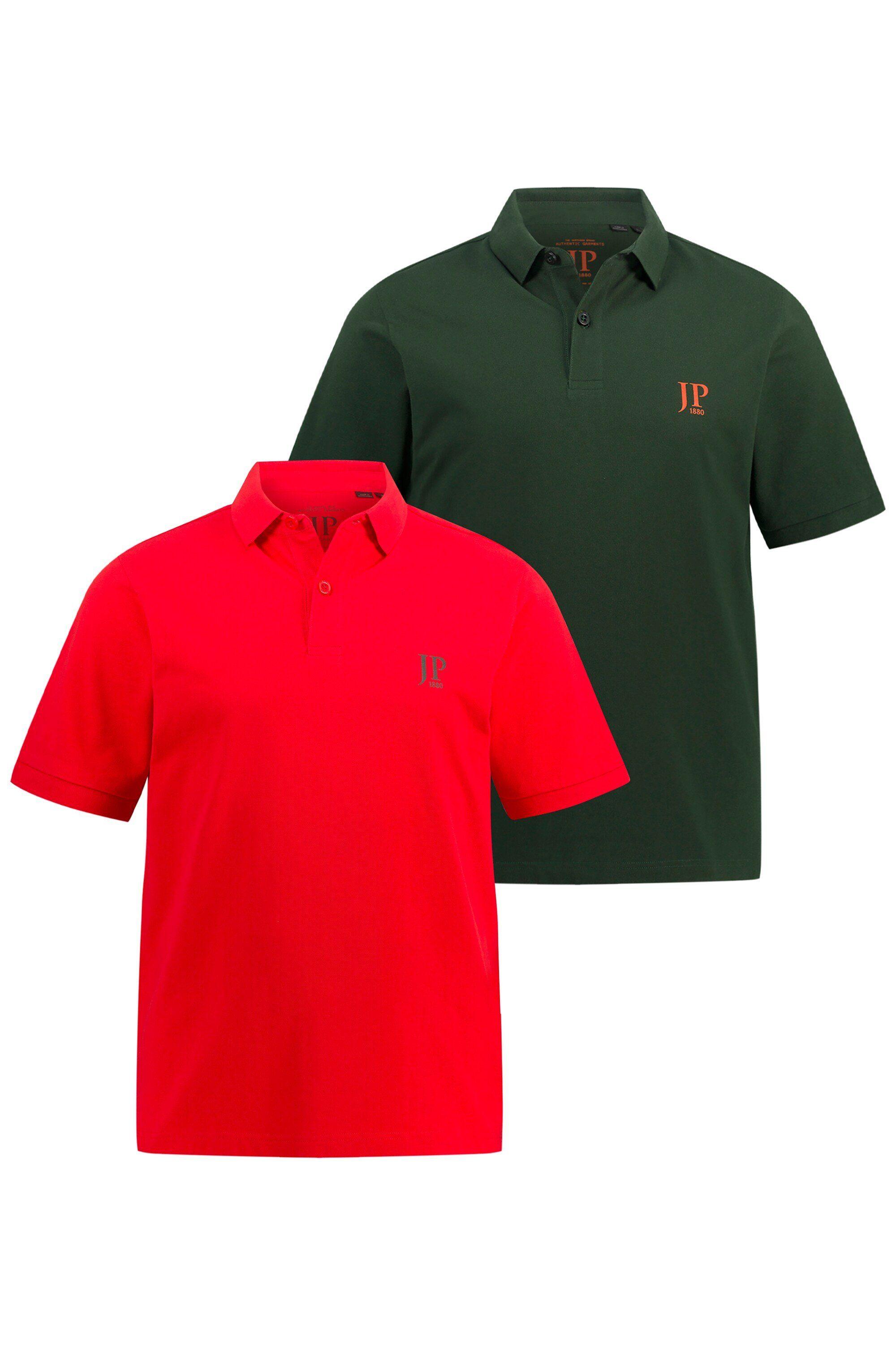 JP1880 Poloshirt Poloshirts Basic 2er-Pack Piqué gekämmte Baumwolle (2-tlg)  in Rot für Herren | Lyst DE