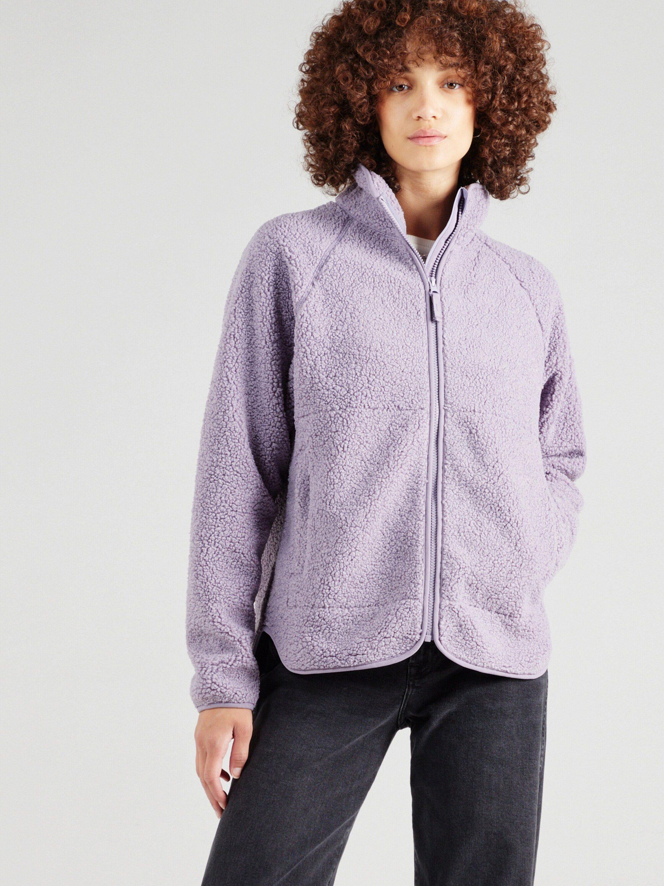 Derbe Fleecejacke Kuschelby (1-St) Plain/ohne Details in Lila