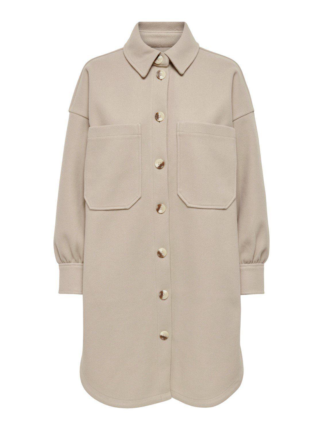 Oversized Hemdjacke Hemdjacke Mit Teddyfutter Damen Oversized