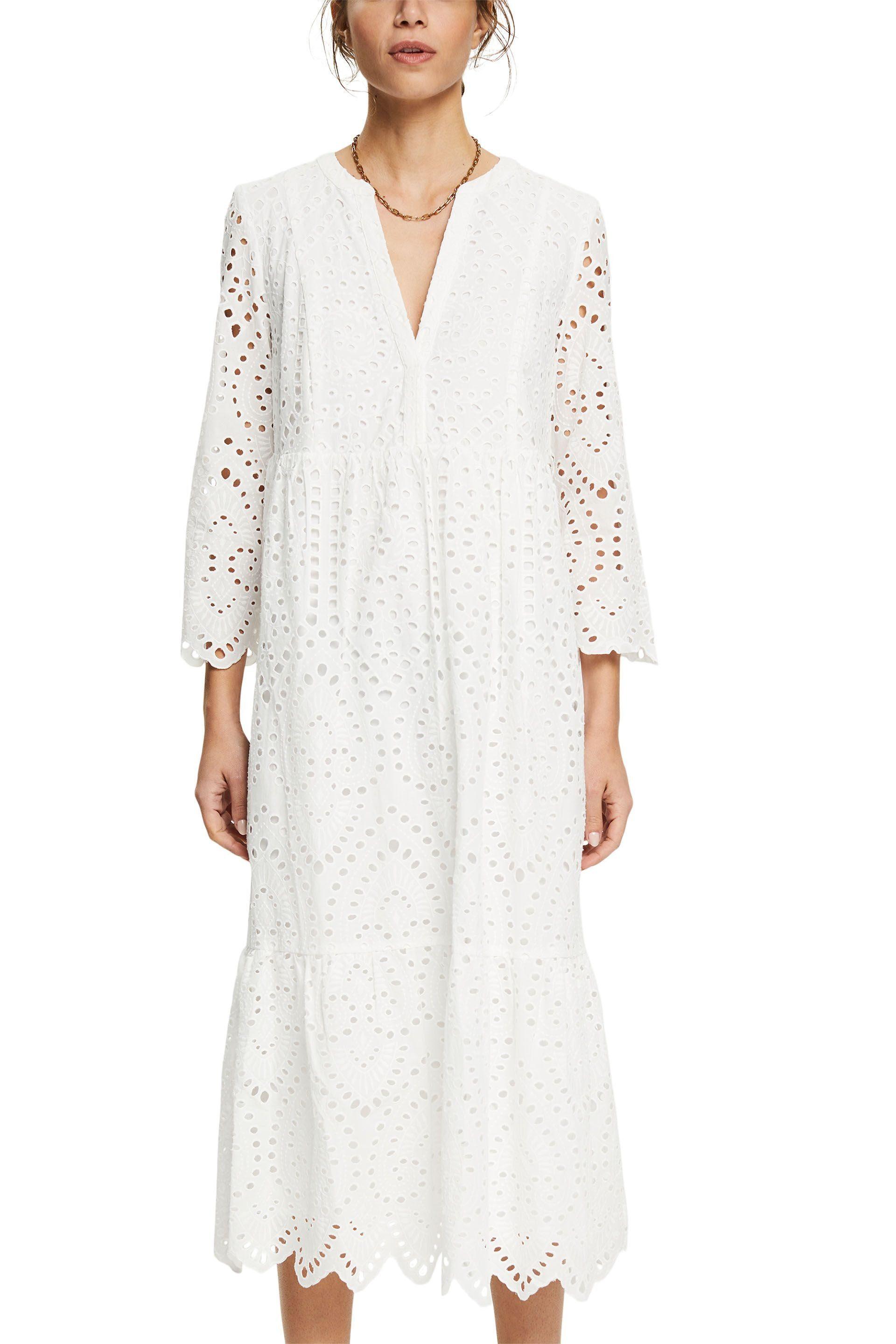 esprit kleid lochspitze