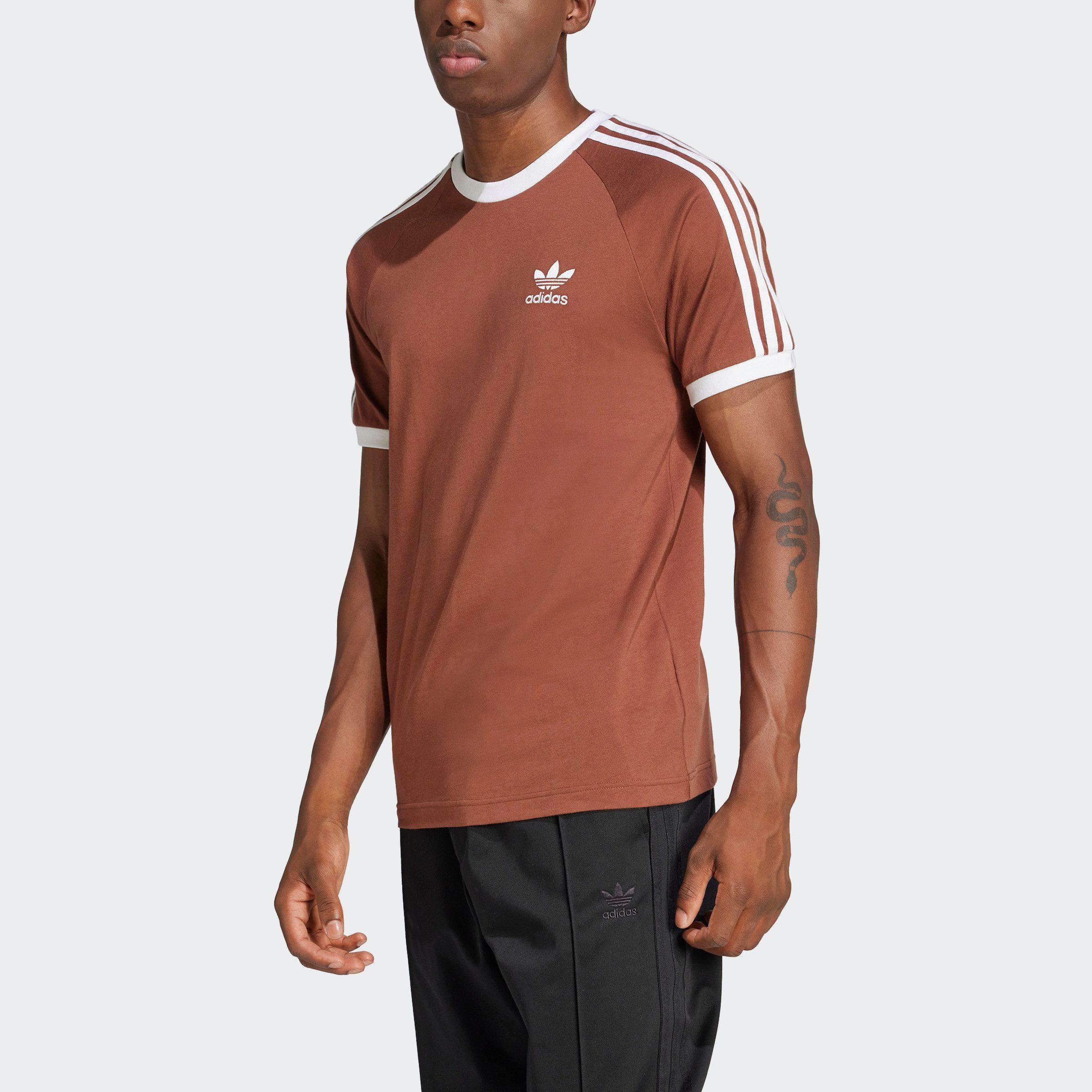 Adidas originals old skool 3 stripes t shirt citrus yellow clearance