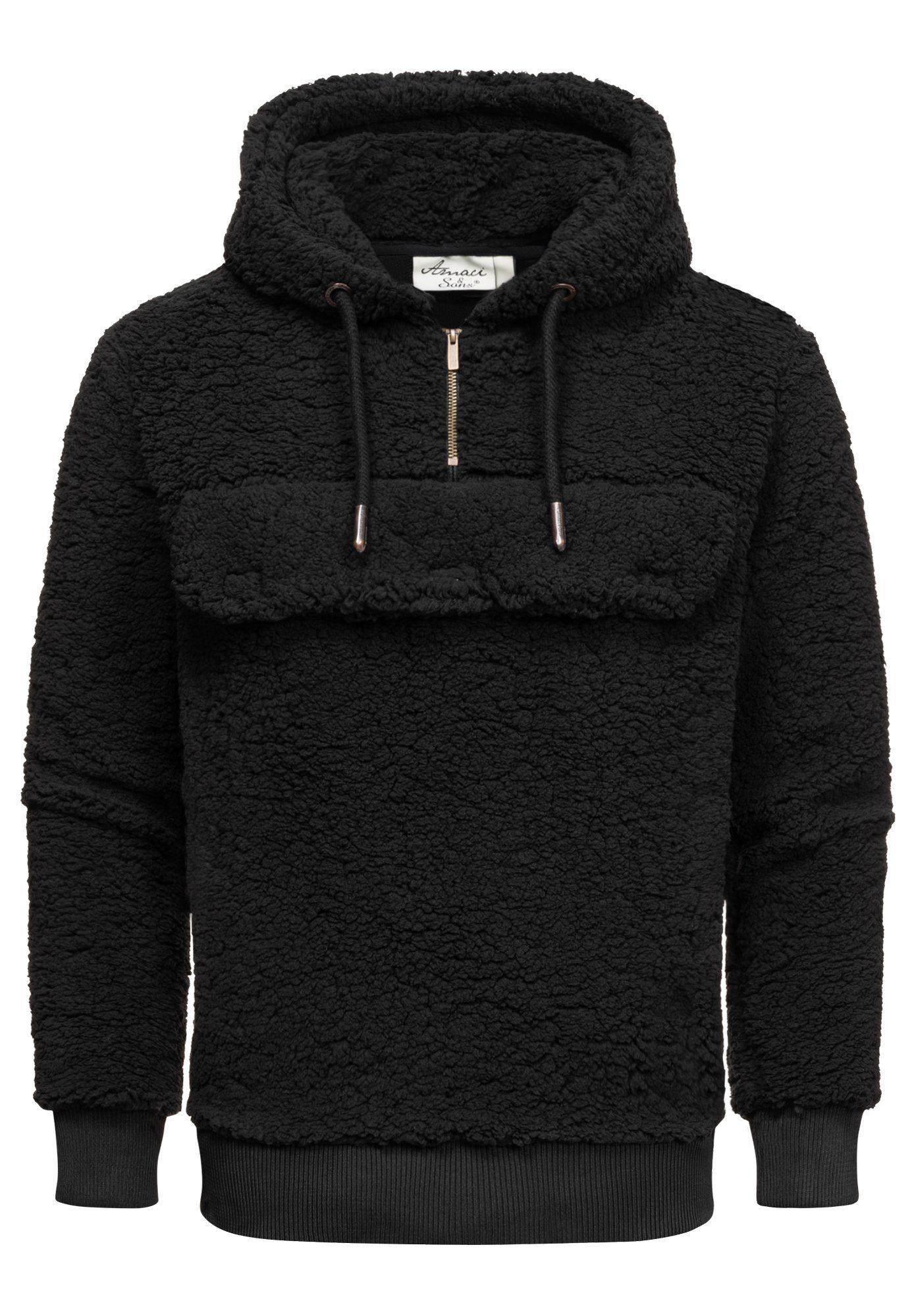 Kapuzenjacke Sweatjacke Mit Teddyfleece Amaci&sons Teddy