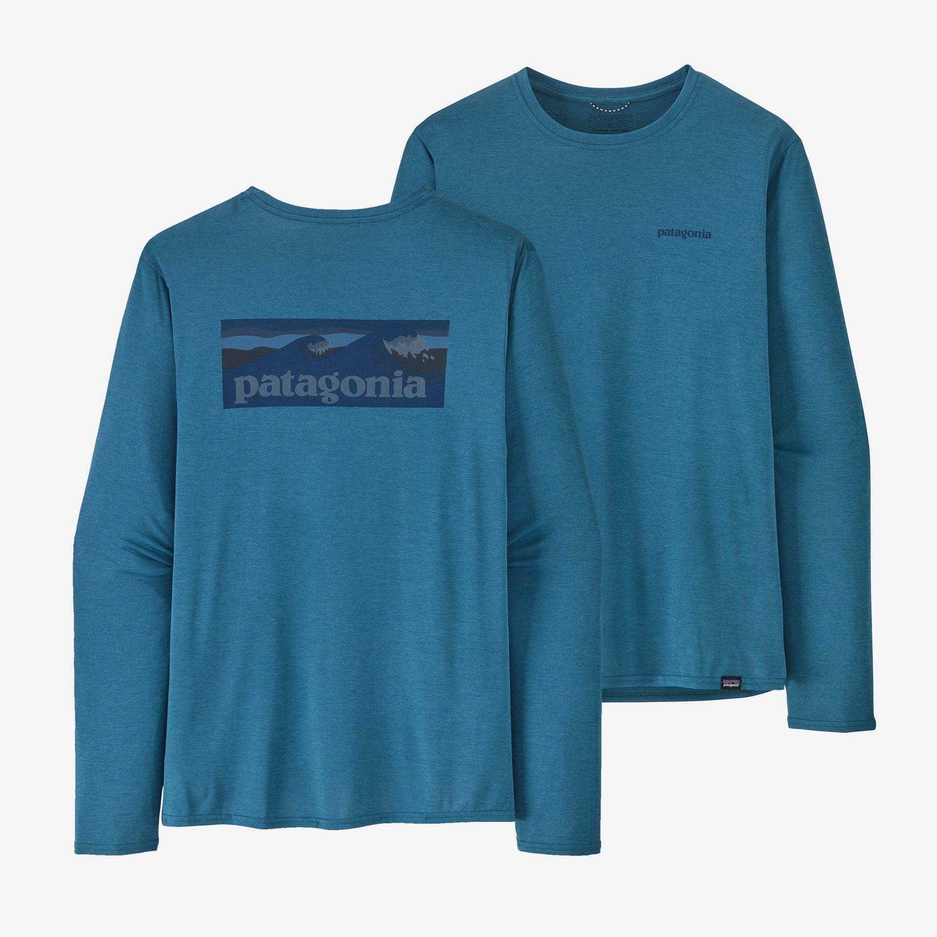Patagonia Langarmshirt M Long Sleeve CAp Cool in Blau für Herren | Lyst DE