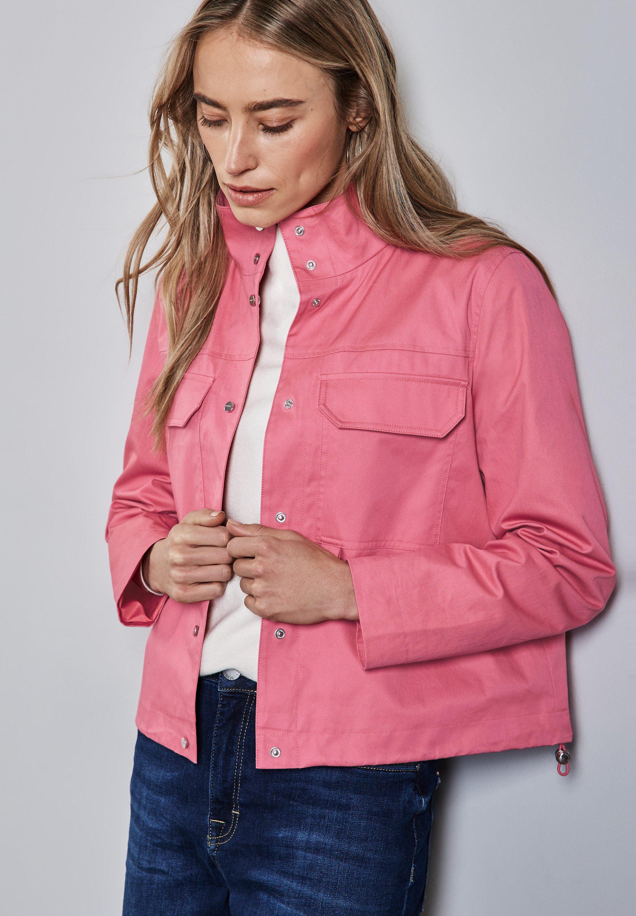übergangsjacke Street One Jacke Rosa Street One Lederjacke Rosa