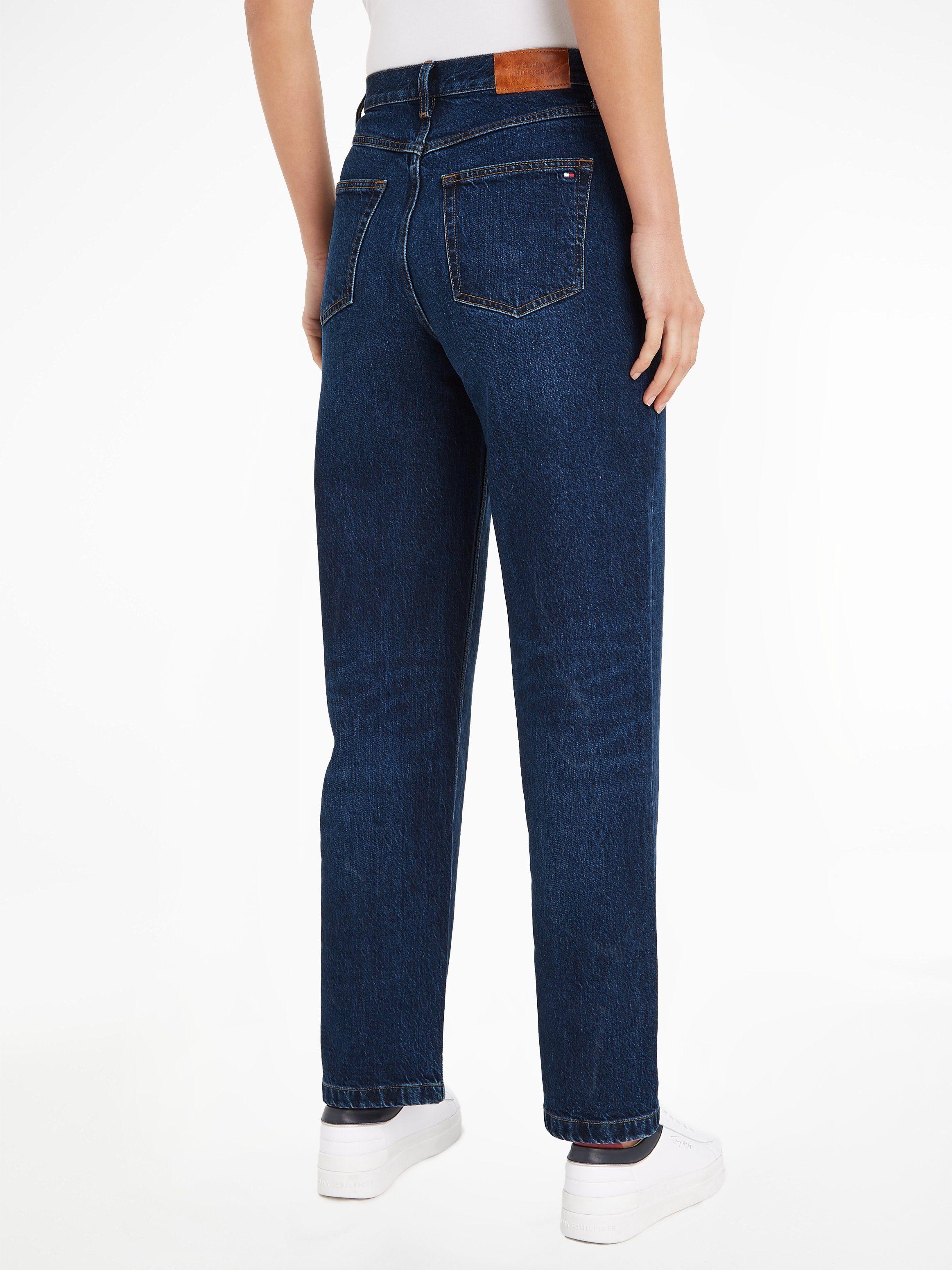 Tommy Hilfiger Relax-fit-Jeans RELAXED STRAIGHT HW PAM in weißer Waschung  in Blau | Lyst DE