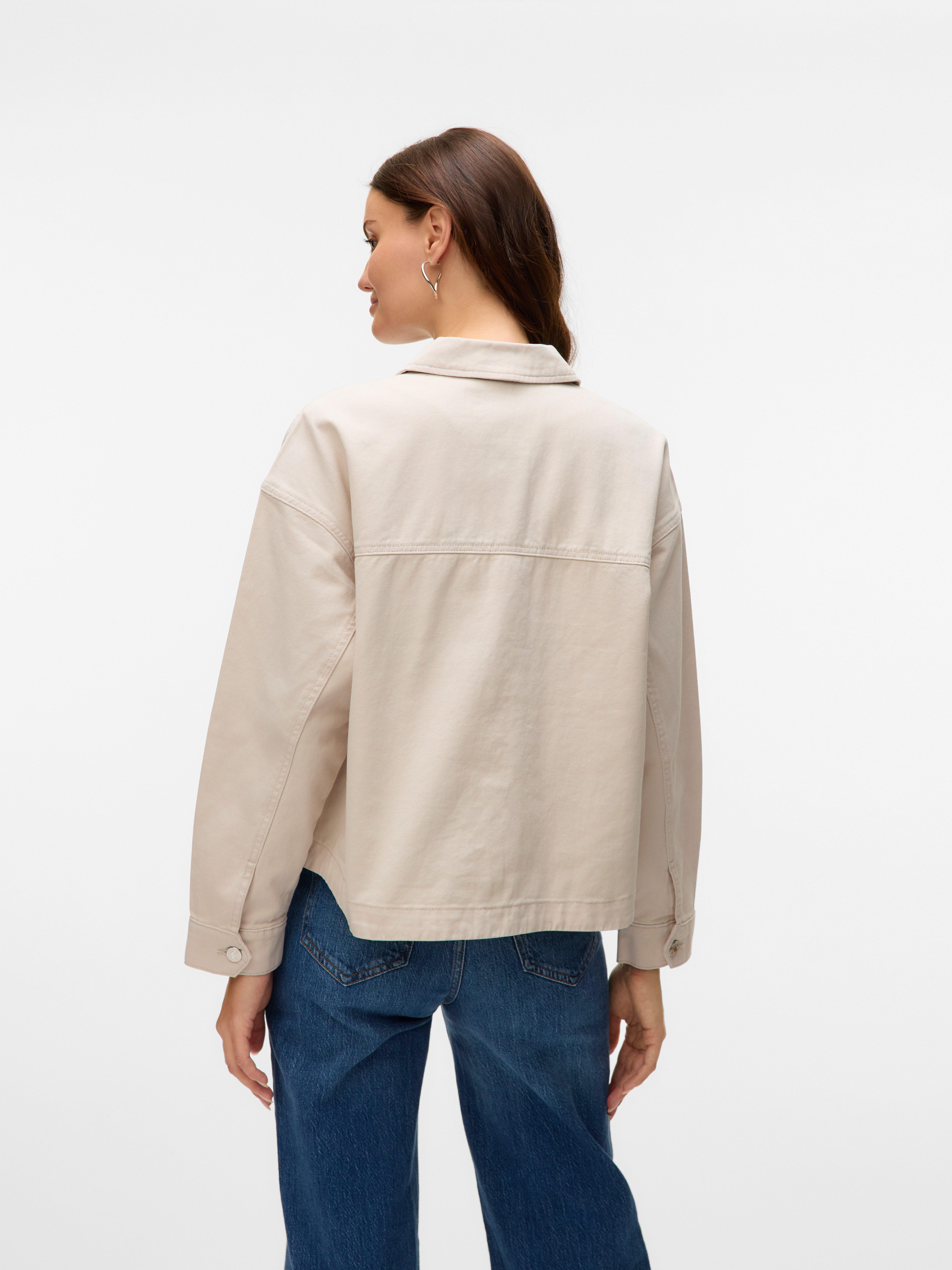 VERO MODA Damen Jacke Vmruna – Slim Fit, Aus Weichem Mix-Material, Lässiger Schnitt