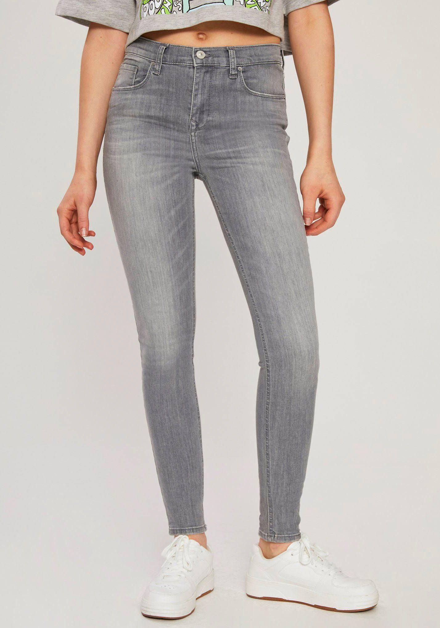 LTB Skinny Fit Jeans Amy Met Stretchaandeel in het Grijs | Lyst NL