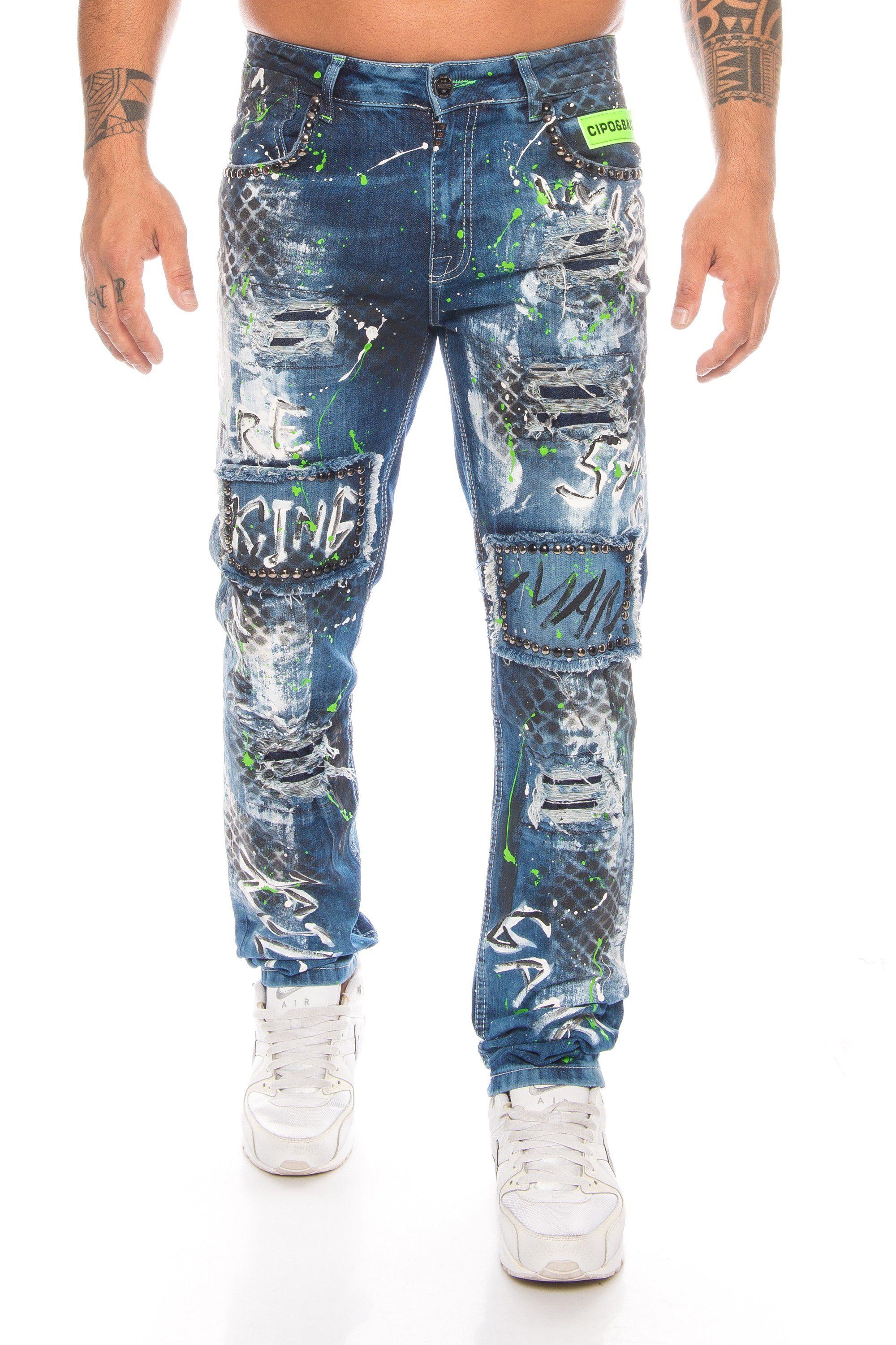 Cipo & Baxx Slim-fit-Jeans in Blau für Herren | Lyst DE