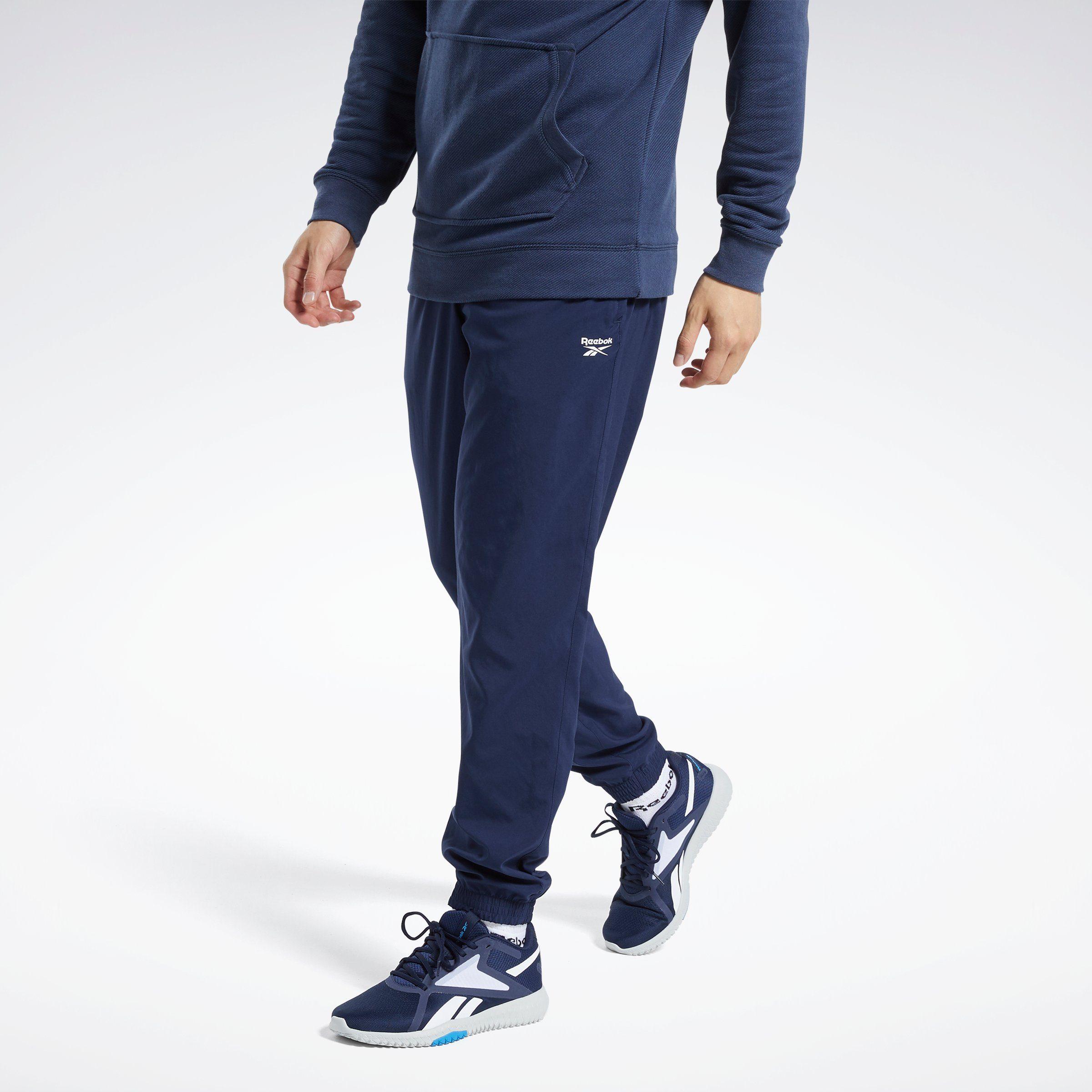 Reebok Sportbroek Training Essentials Woven Cuffed Pants in het Blauw voor  heren | Lyst NL