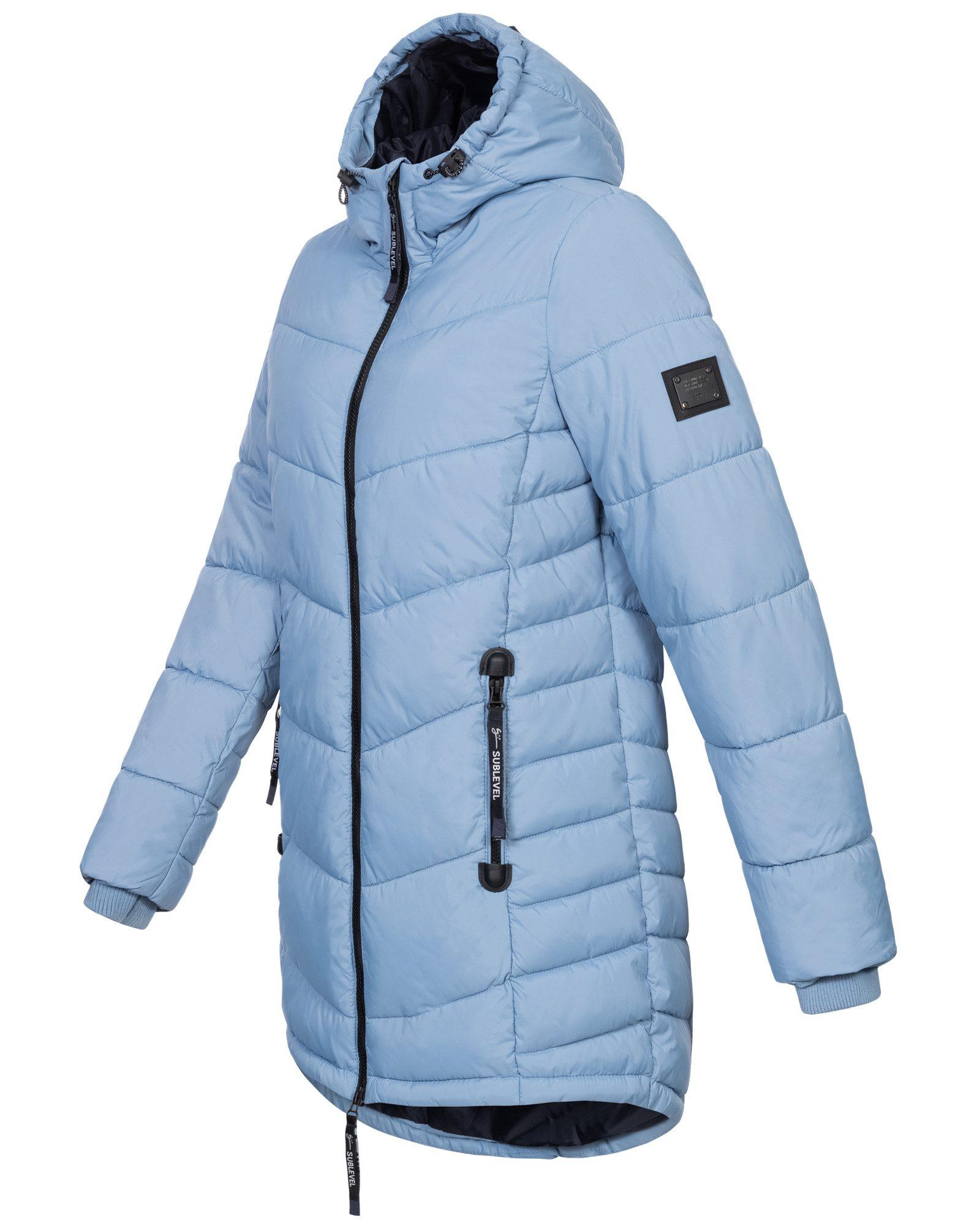 Sublevel Jacke Blau Vila Bomberjacke Damen Sublevel Damen