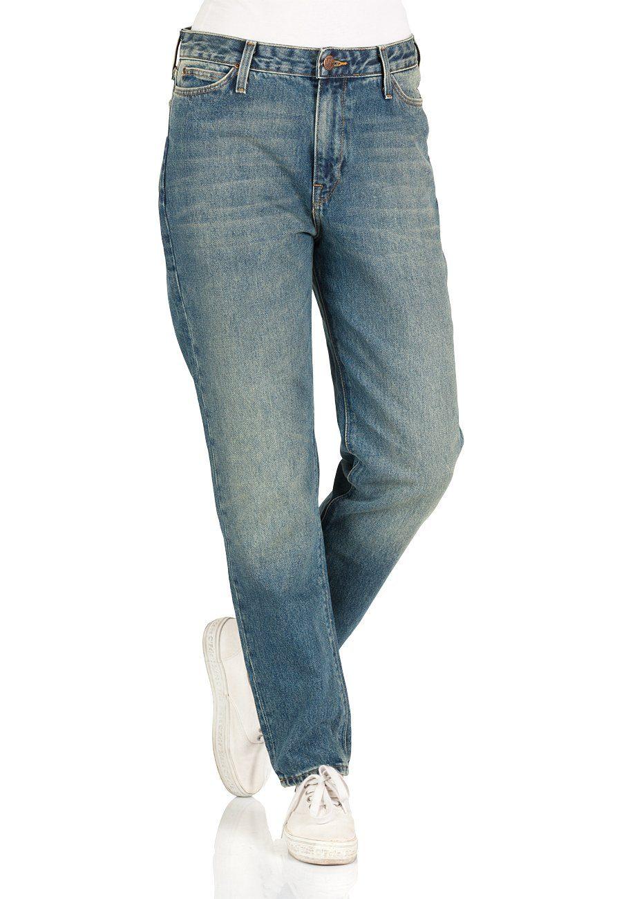 Lee Jeans ® Straight-Jeans Mom aus 100% Baumwolle in Blau | Lyst DE