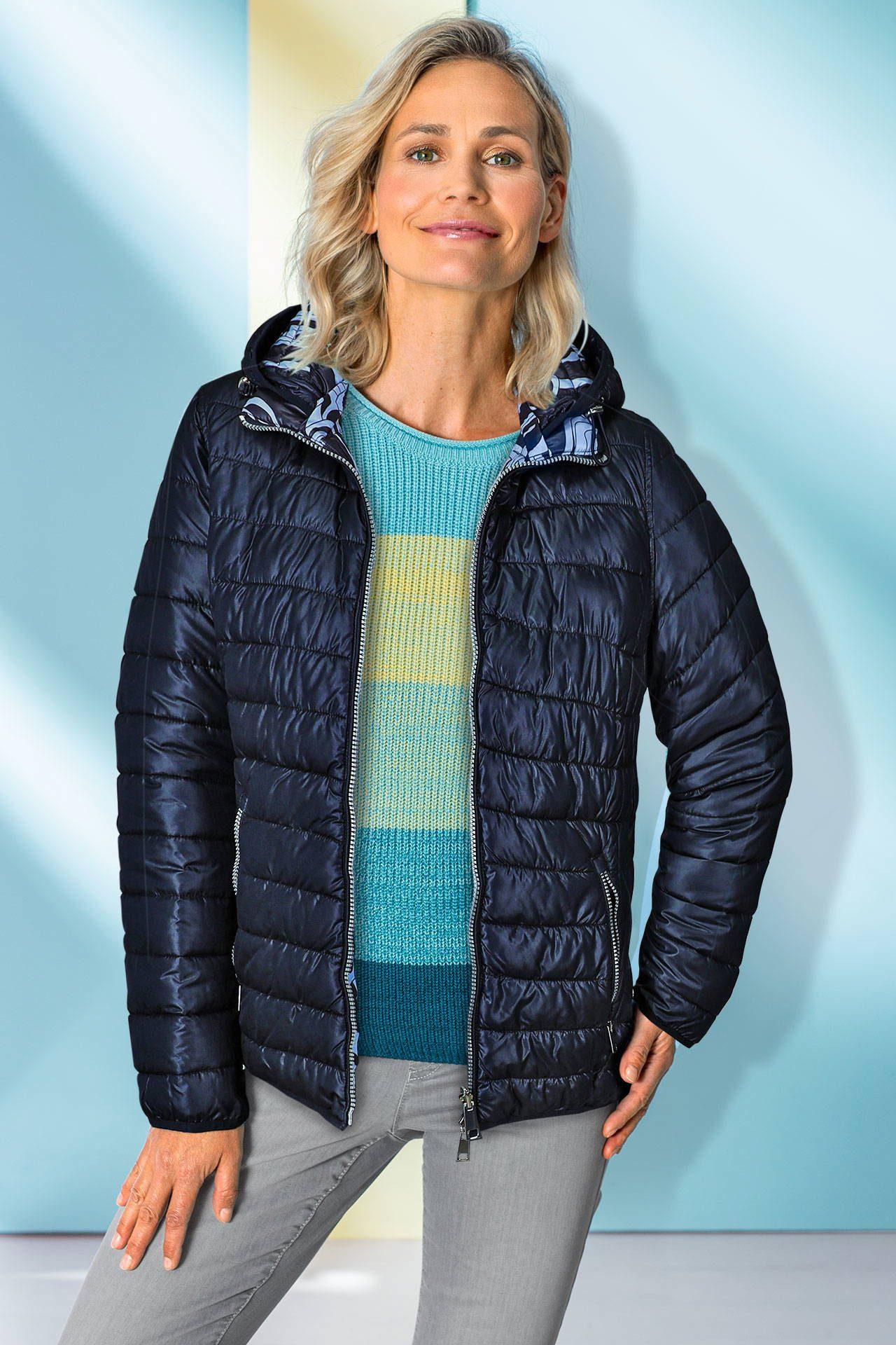 Daunen Jacke Lebek Daunenjacke Lebek Leichtstepp-Jacke Marine/bleu