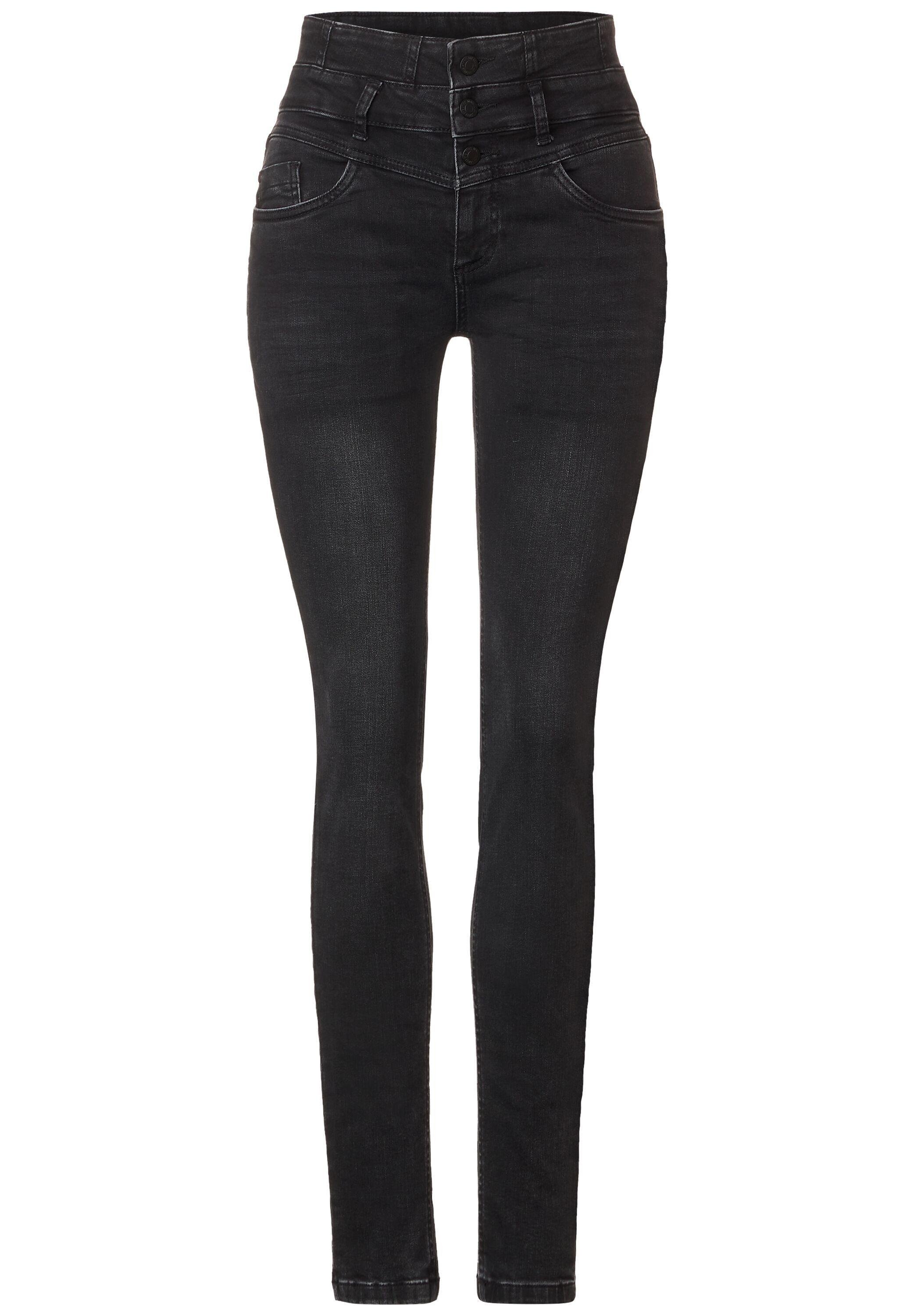 Street One Gerade Jeans 5-Pocket-Style in Grau | Lyst DE
